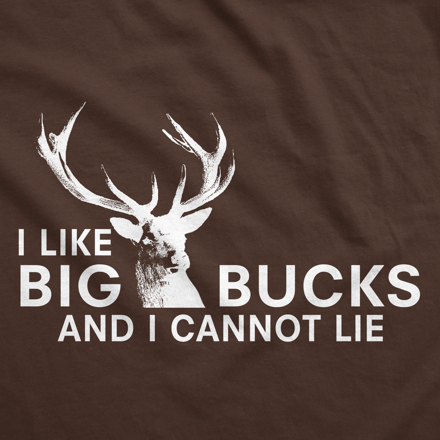 I Like Big Bucks Men's Tshirt  -  Crazy Dog T-Shirts