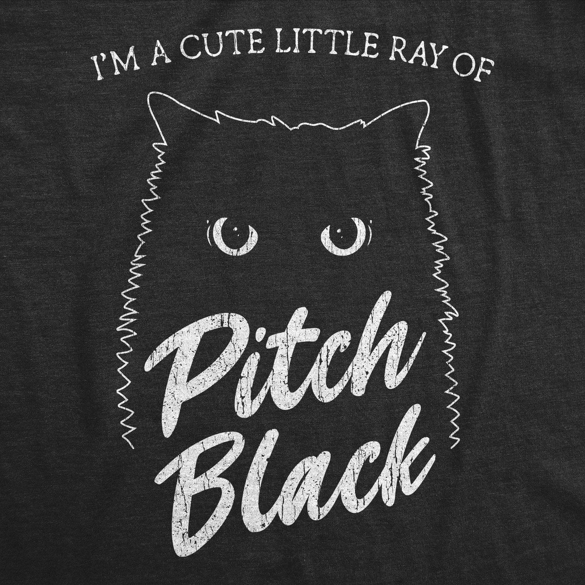 I&#39;m A Cute Little Ray Of Pitch Black Men&#39;s Tshirt - Crazy Dog T-Shirts