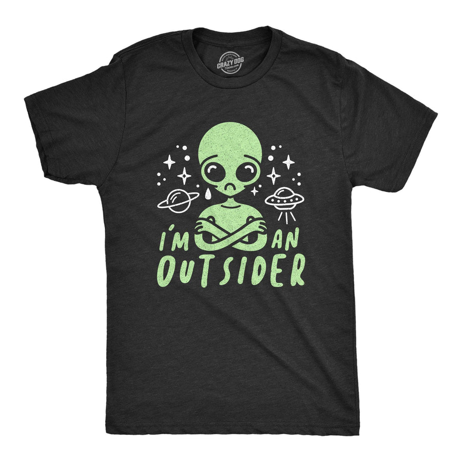 I'm An Outsider Men's Tshirt - Crazy Dog T-Shirts