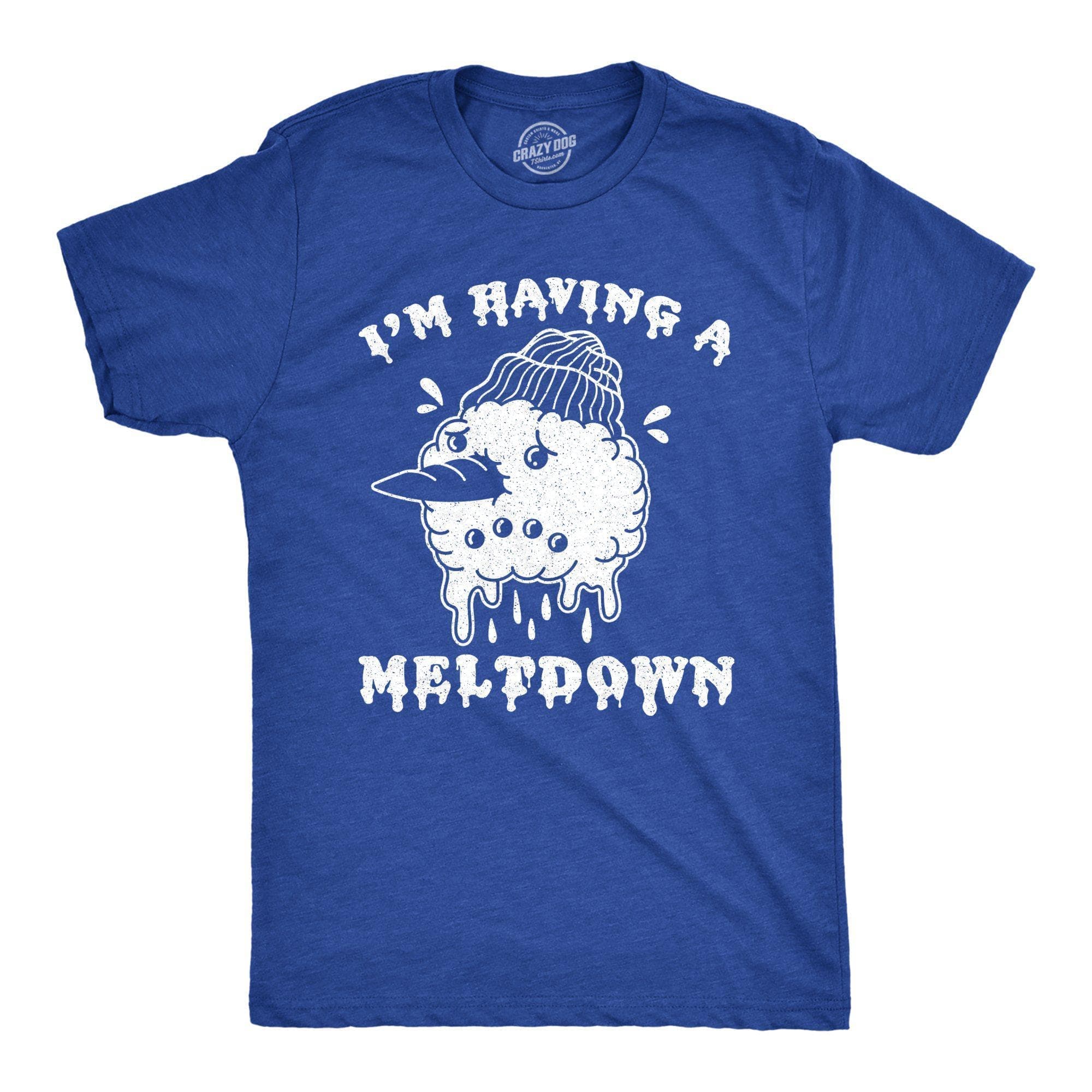 I'm Having A Meltdown Men's Tshirt - Crazy Dog T-Shirts
