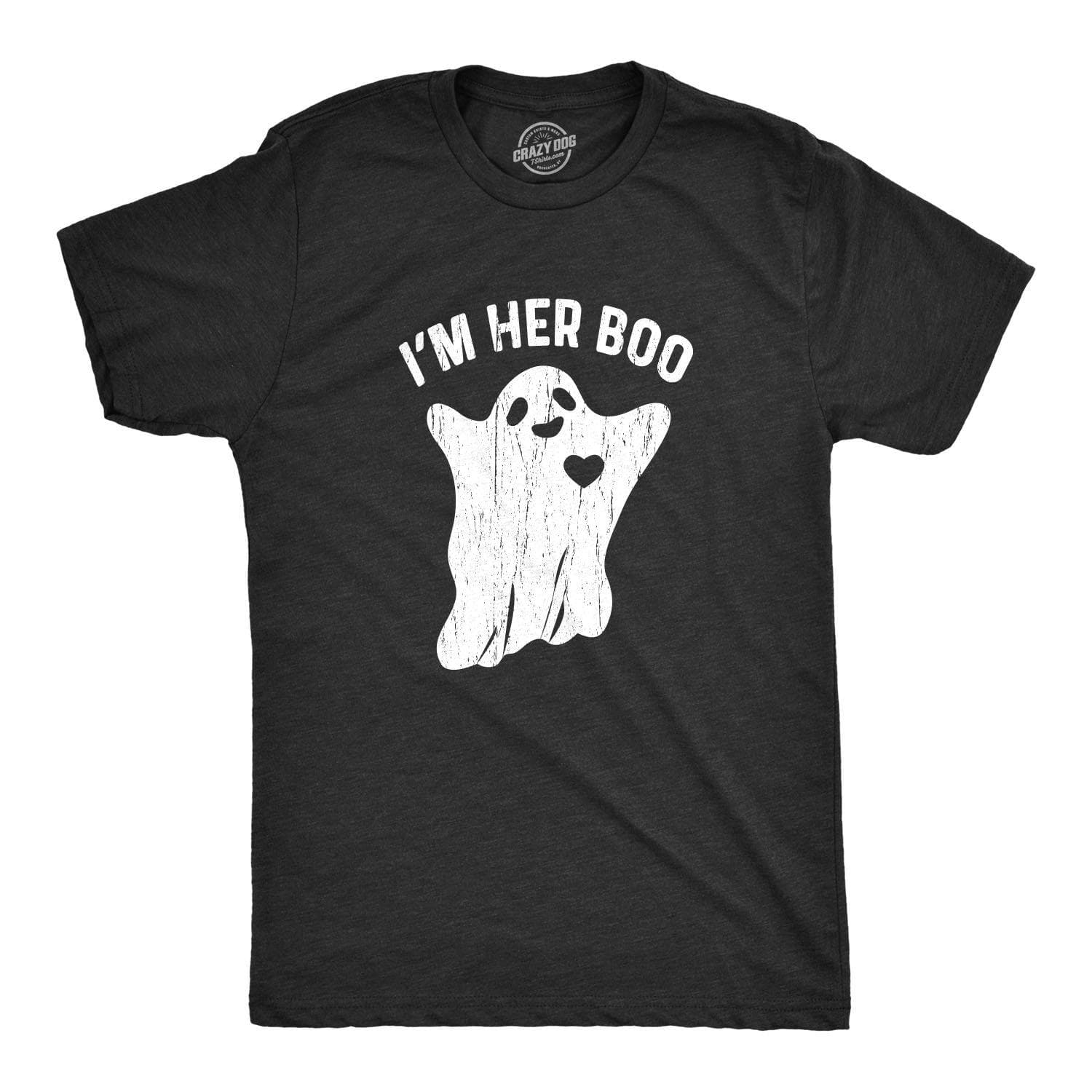 I'm Her Boo Men's Tshirt - Crazy Dog T-Shirts