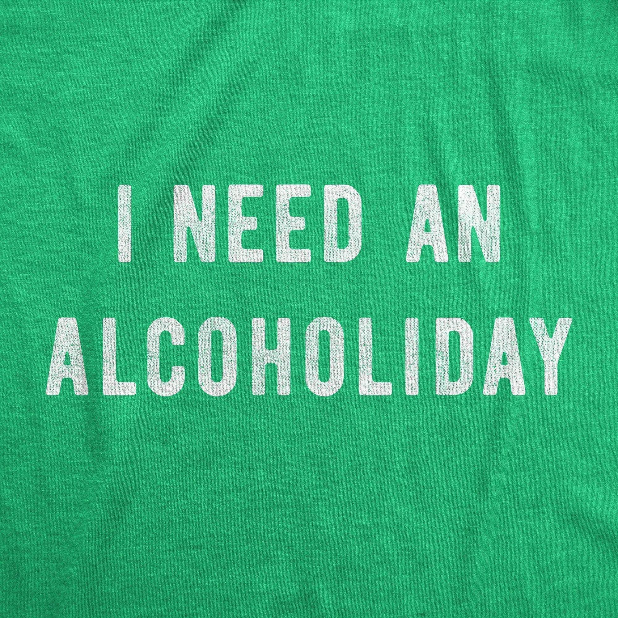 I Need An Alcoholiday Men's Tshirt - Crazy Dog T-Shirts