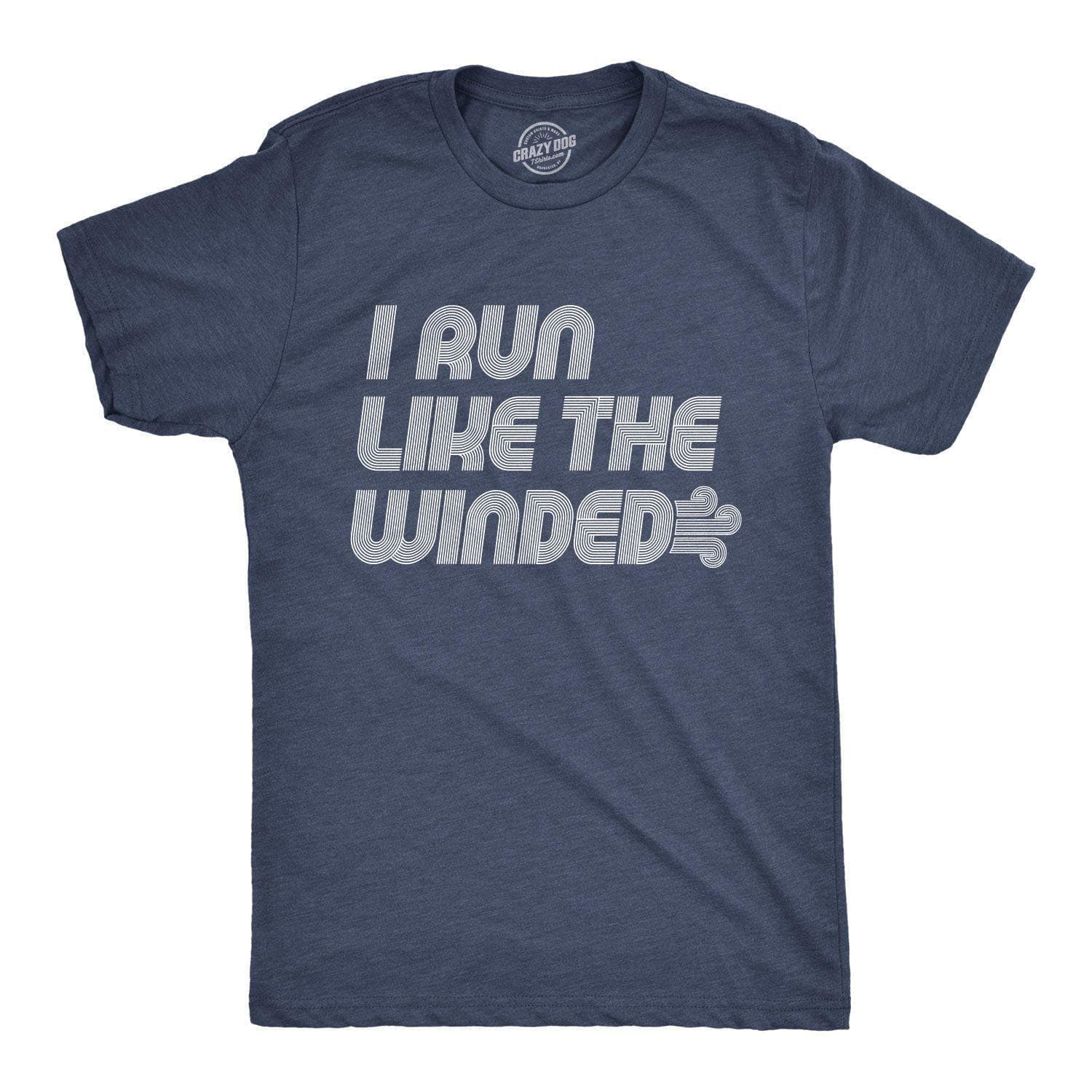 I Run Like The Winded Men's Tshirt - Crazy Dog T-Shirts
