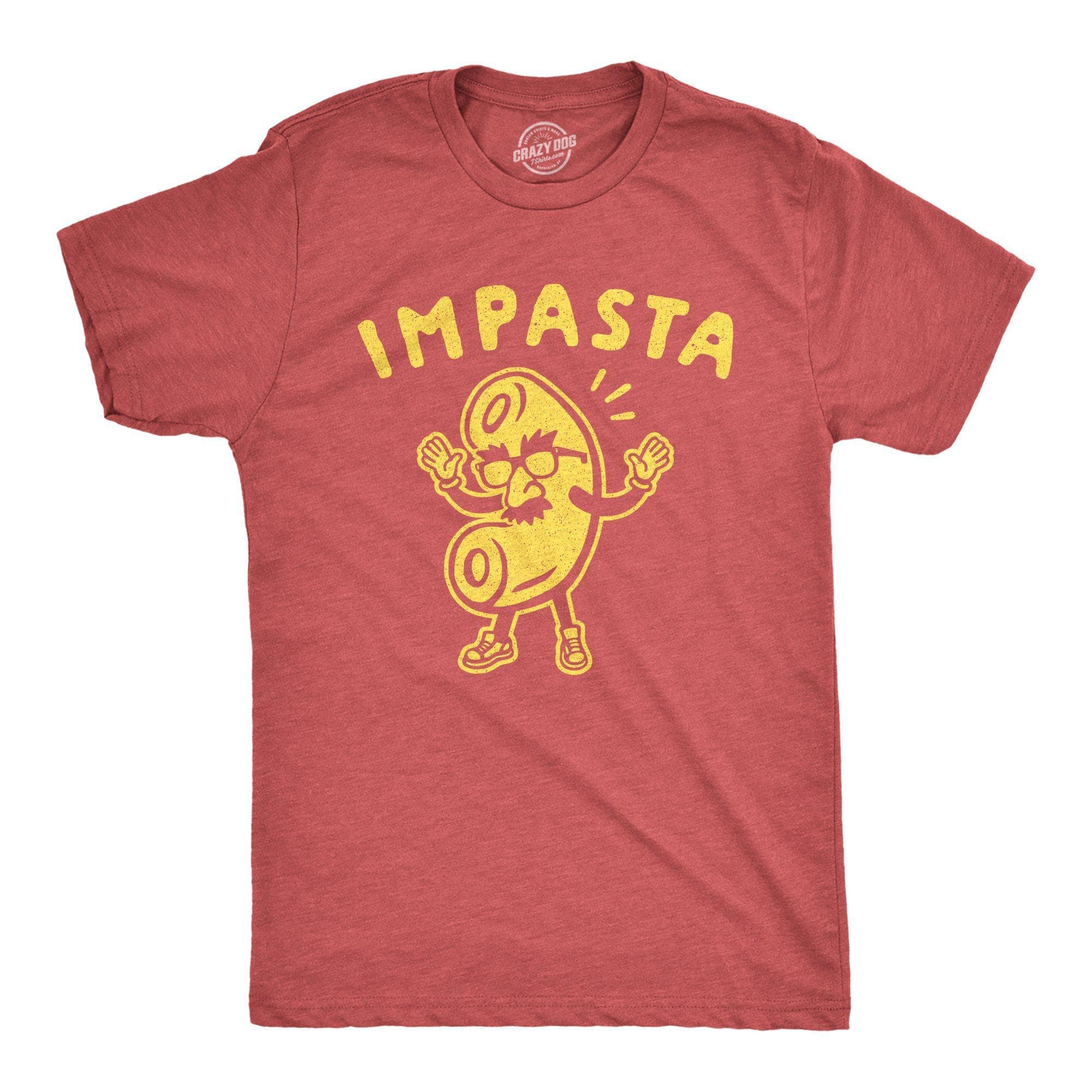 Impasta Men's Tshirt - Crazy Dog T-Shirts