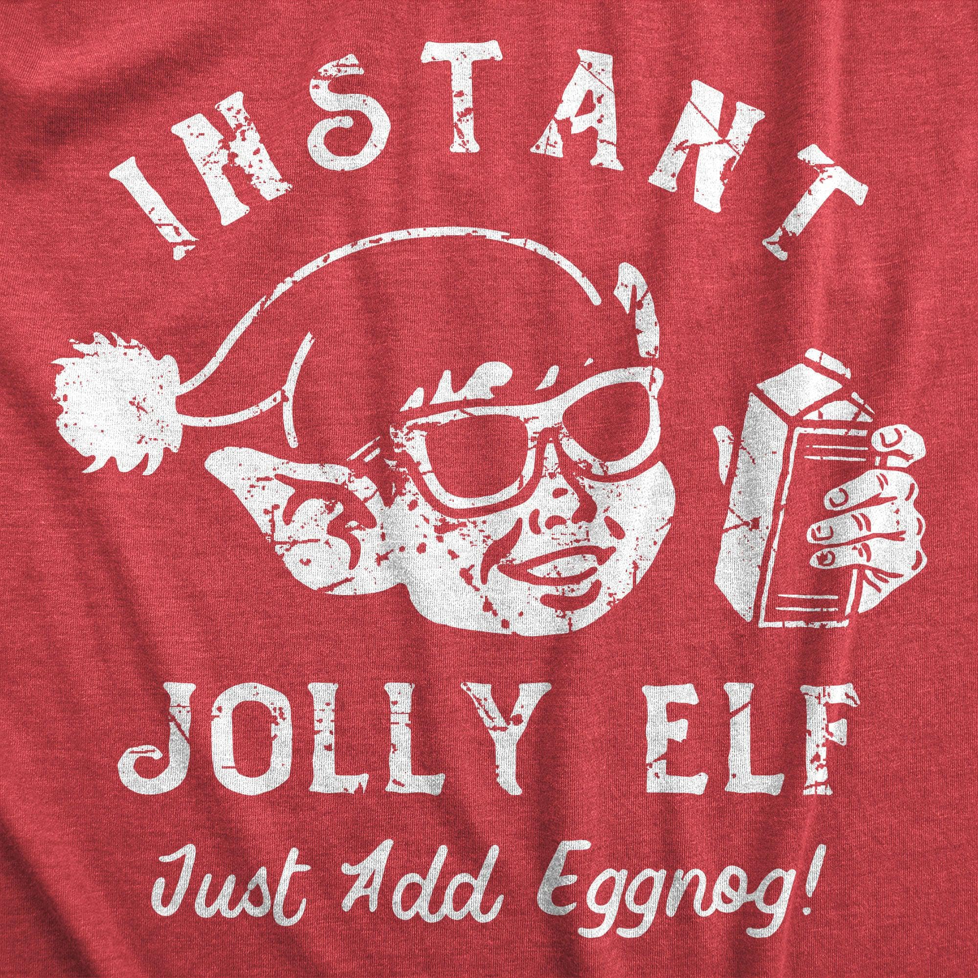Instant Jolly Elf Men's Tshirt  -  Crazy Dog T-Shirts
