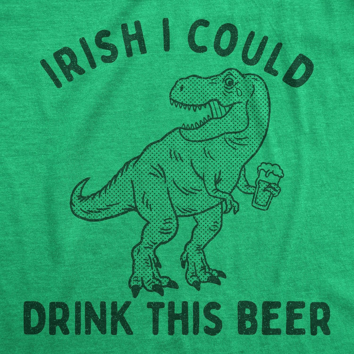 Irish I Could Drink This Beer Men&#39;s Tshirt  -  Crazy Dog T-Shirts