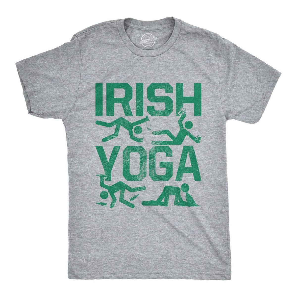 Irish Yoga Men's T Shirt - Crazy Dog T-Shirts