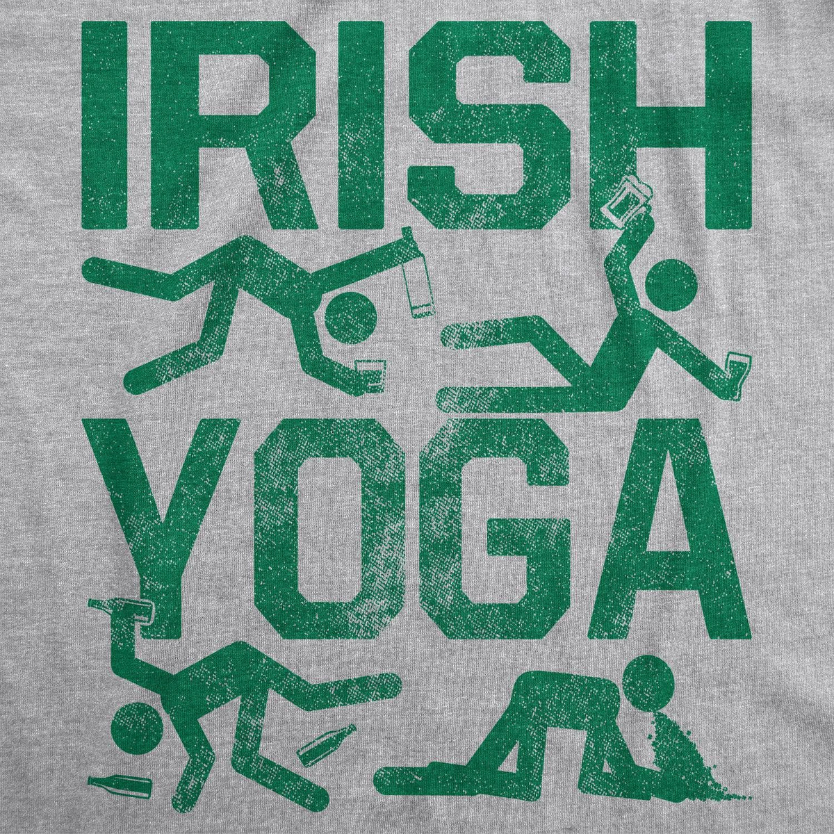 Irish Yoga Men&#39;s Tshirt  -  Crazy Dog T-Shirts