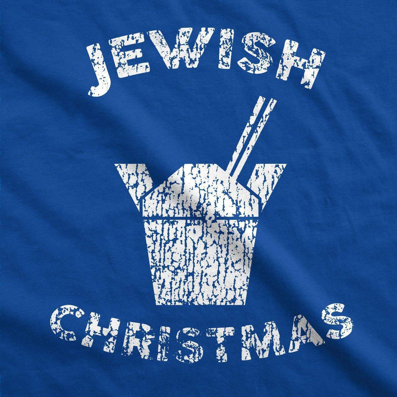 Jewish Christmas Men's Tshirt - Crazy Dog T-Shirts