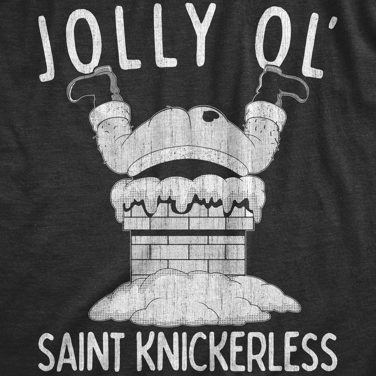 Jolly Ol Saint Knickerless Men&#39;s Tshirt  -  Crazy Dog T-Shirts