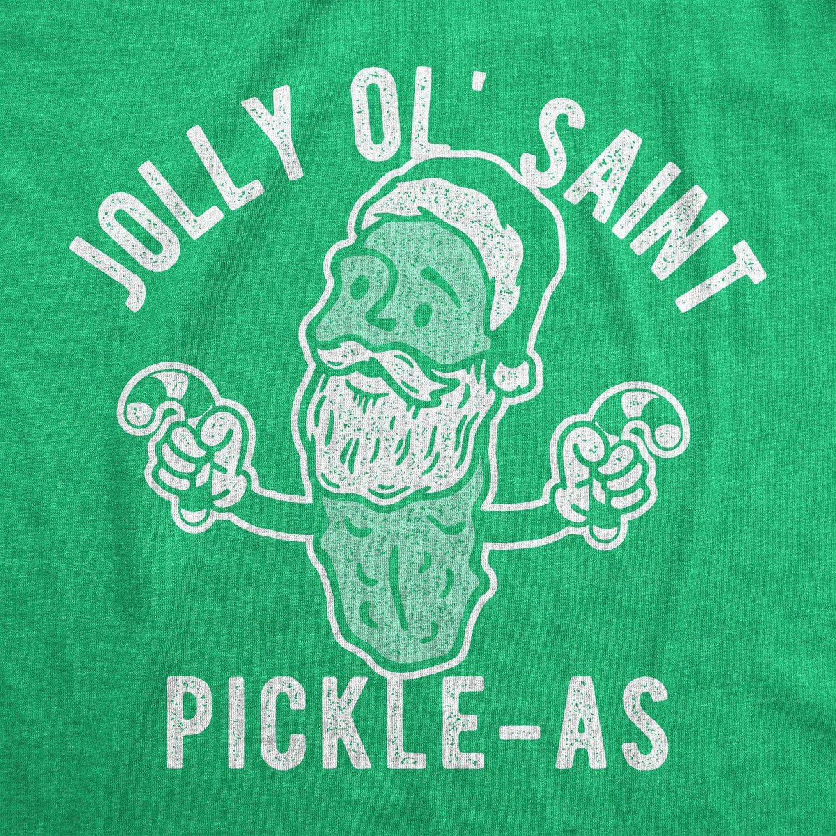 Jolly Ol Saint Pickle-as Men&#39;s Tshirt - Crazy Dog T-Shirts