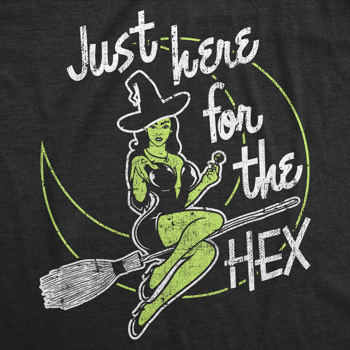 Just Here For The Hex Men&#39;s Tshirt  -  Crazy Dog T-Shirts