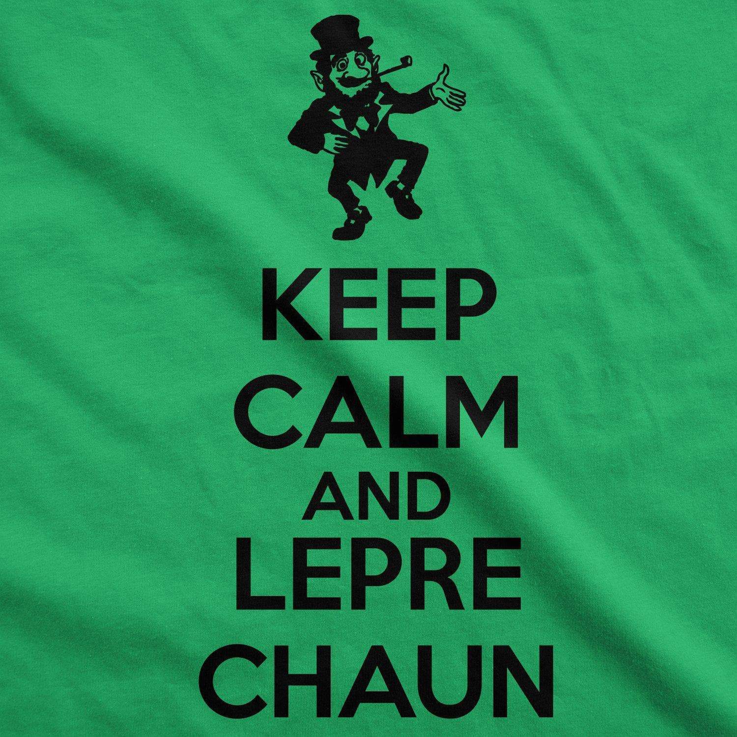 Keep Calm And Leprechaun Men's Tshirt  -  Crazy Dog T-Shirts