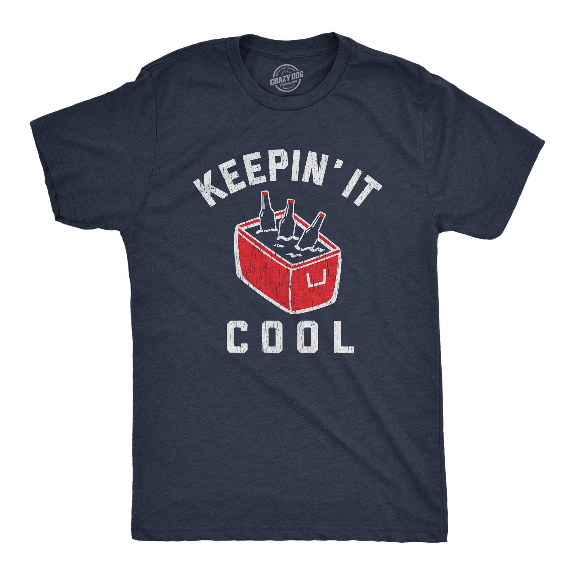 Keepin' It Cool Men's Tshirt - Crazy Dog T-Shirts