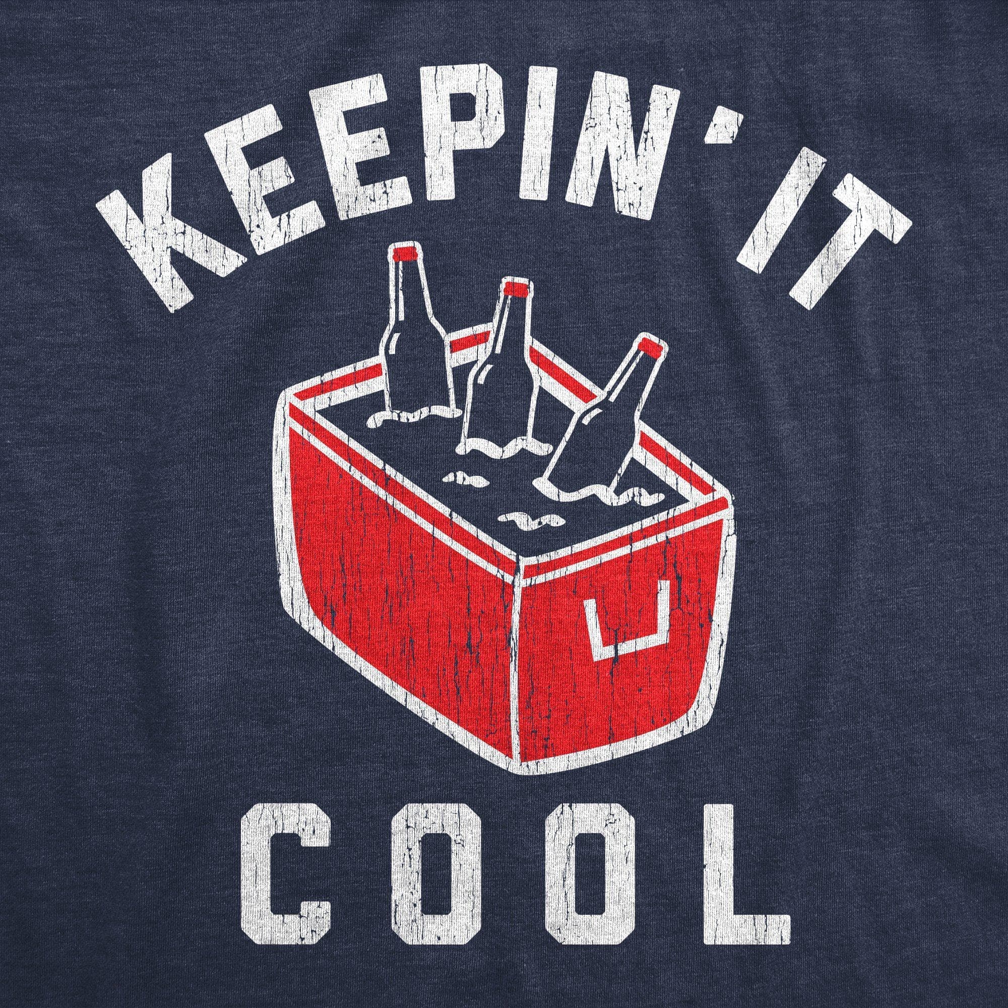 Keepin' It Cool Men's Tshirt - Crazy Dog T-Shirts