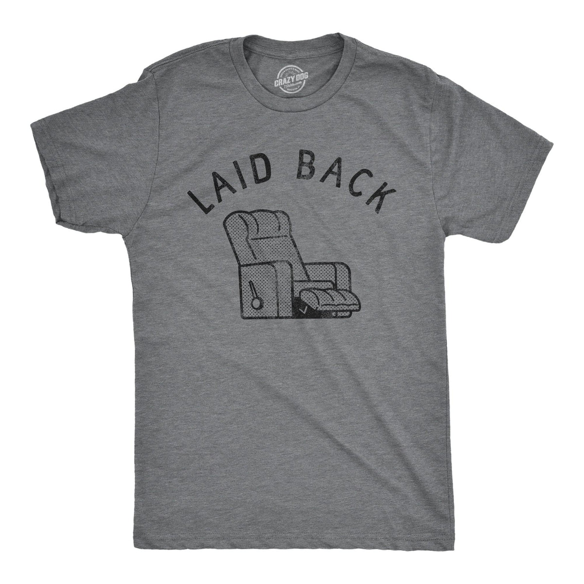 Laid Back Men&#39;s Tshirt  -  Crazy Dog T-Shirts