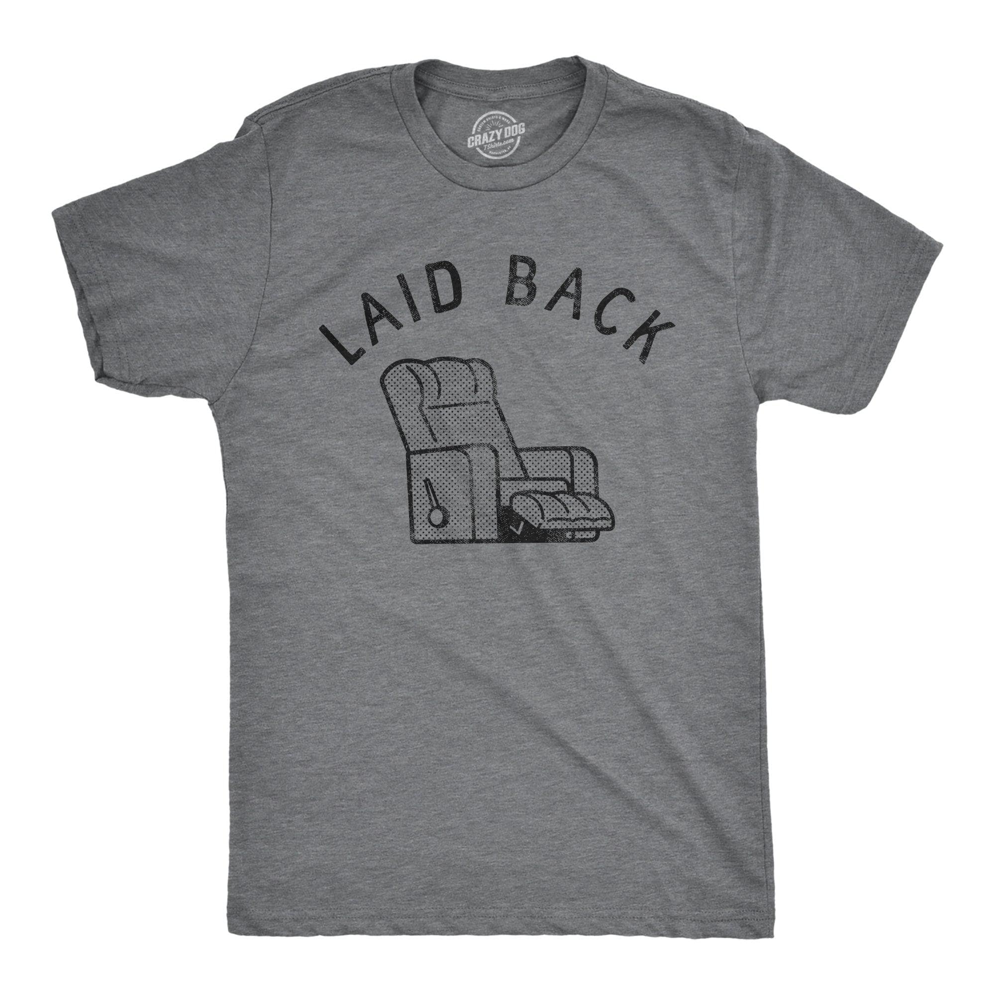Laid Back Men's Tshirt  -  Crazy Dog T-Shirts