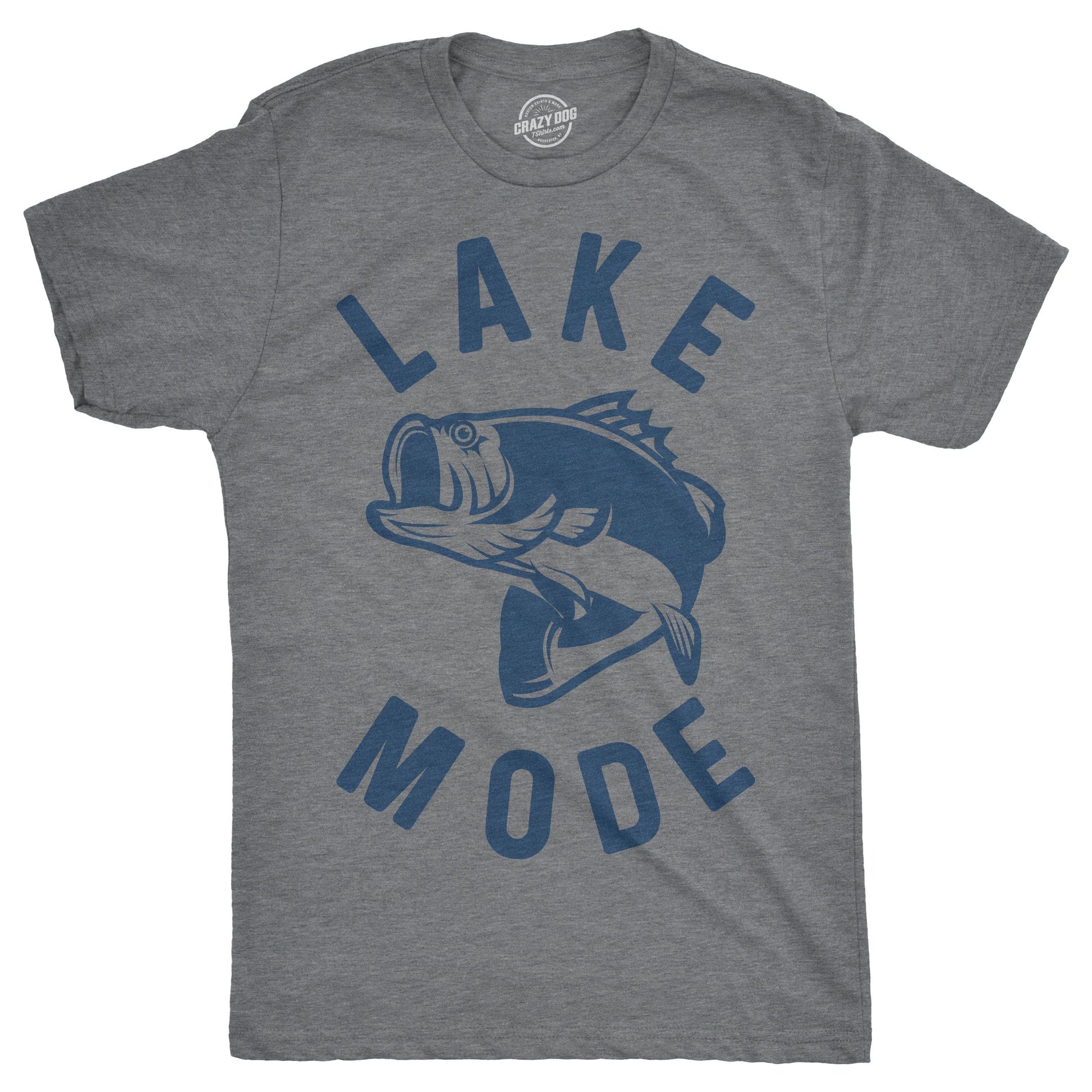 Lake Mode Men's Tshirt  -  Crazy Dog T-Shirts