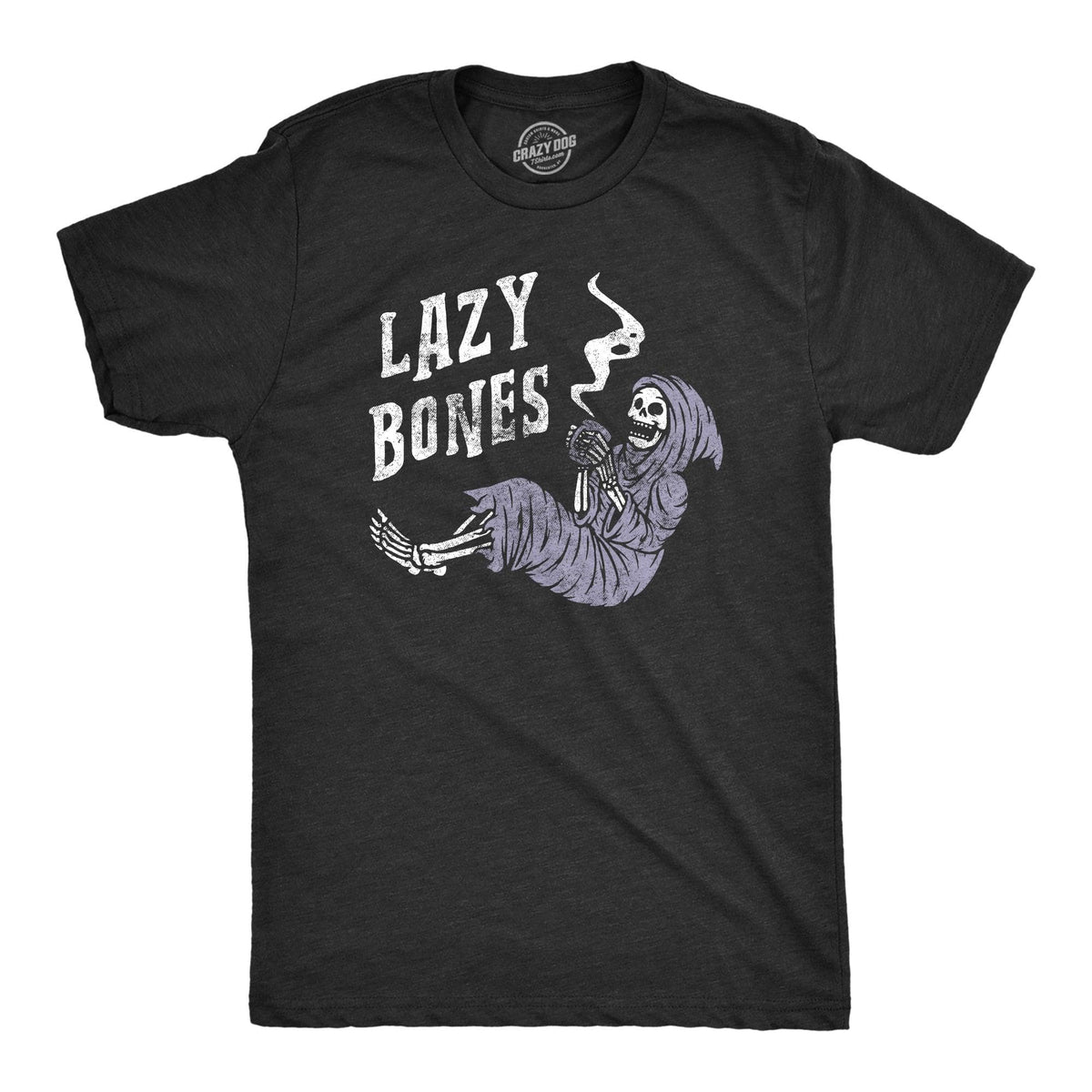 Lazy Bones Men&#39;s Tshirt  -  Crazy Dog T-Shirts