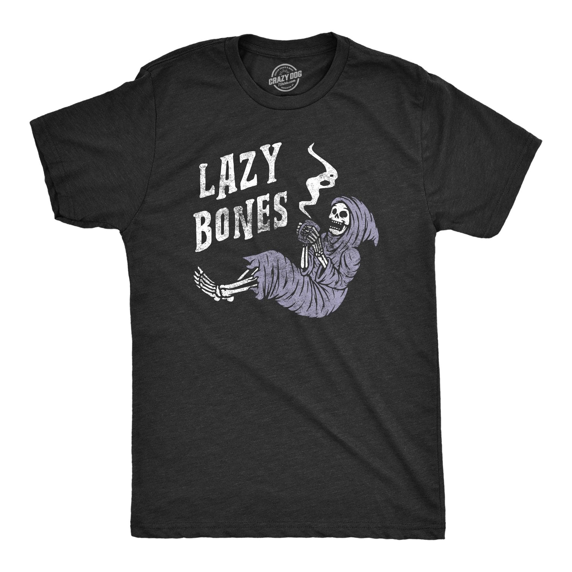 Lazy Bones Men's Tshirt  -  Crazy Dog T-Shirts