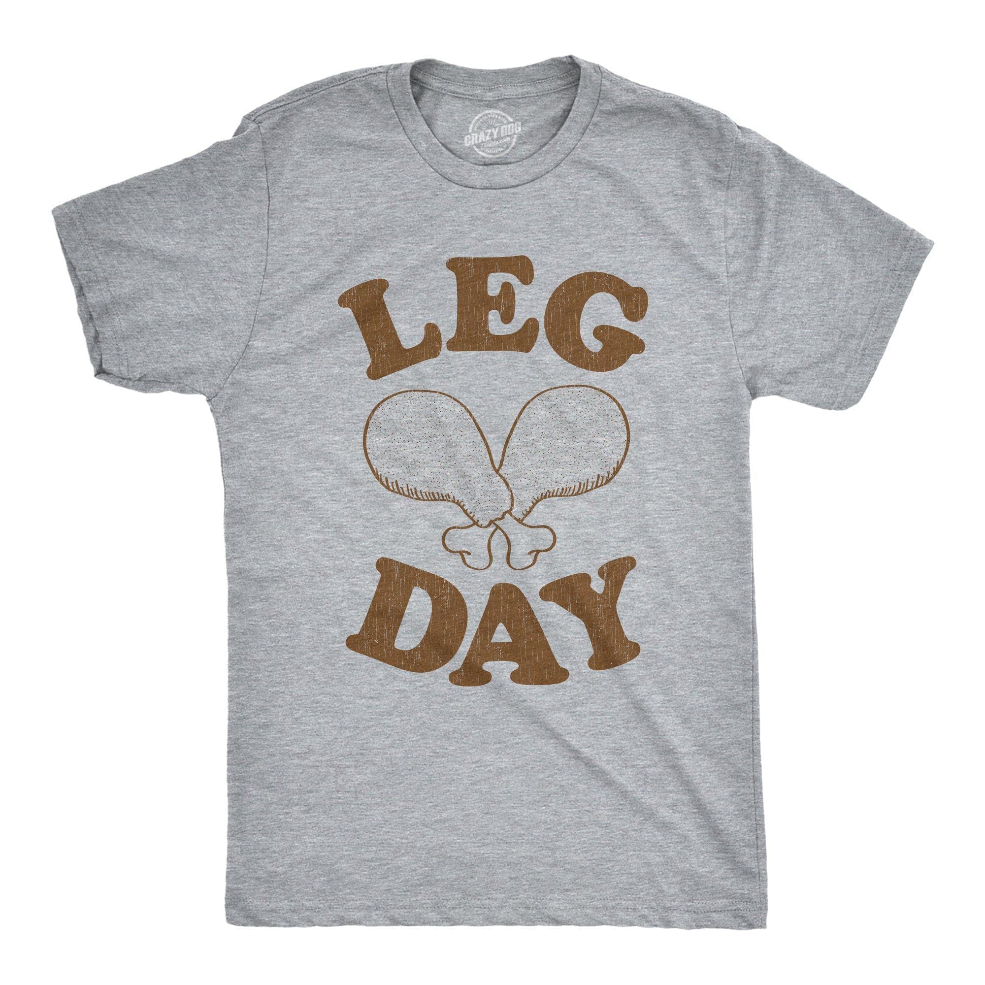 Leg Day Men's Tshirt - Crazy Dog T-Shirts