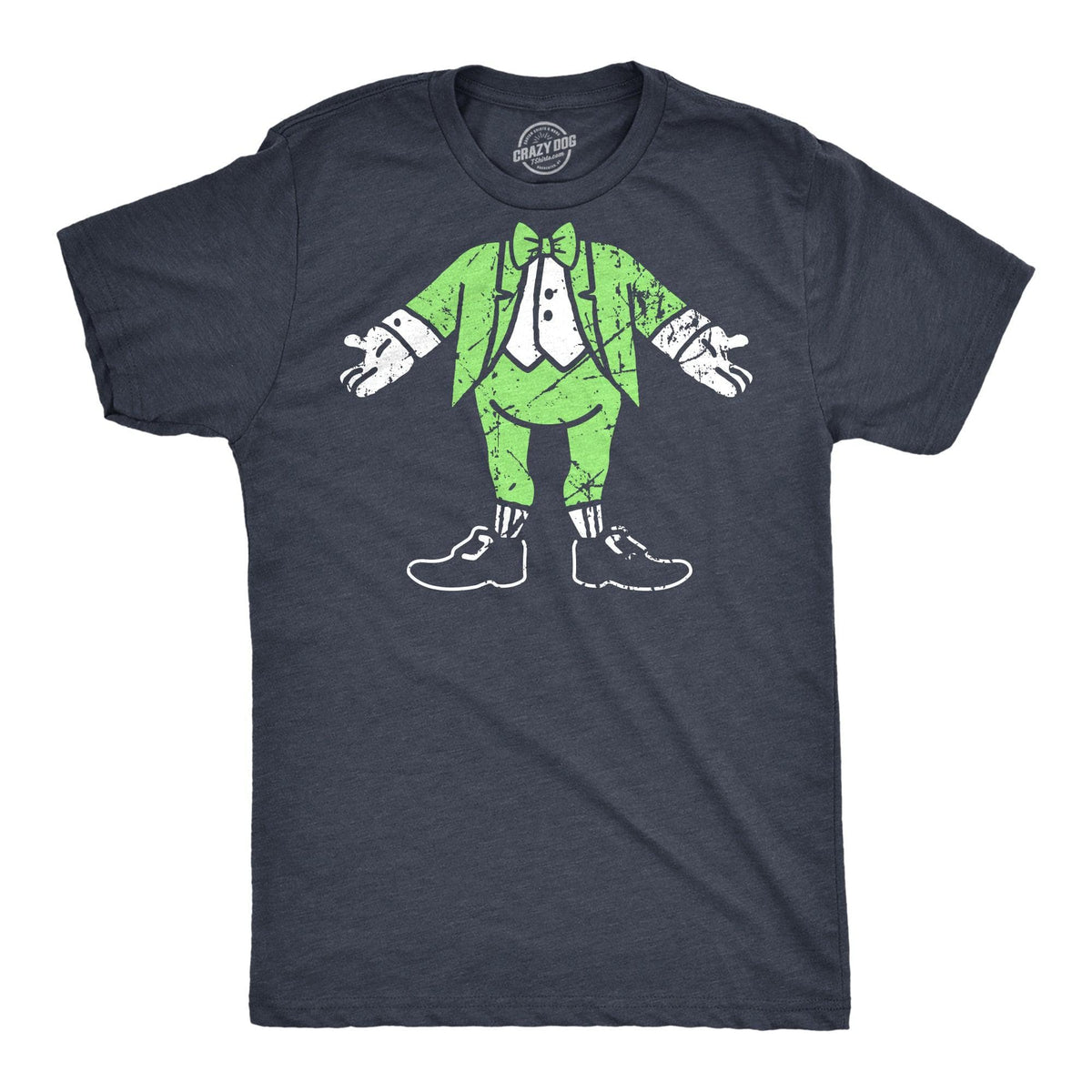 Leprechaun Body Men&#39;s Tshirt  -  Crazy Dog T-Shirts