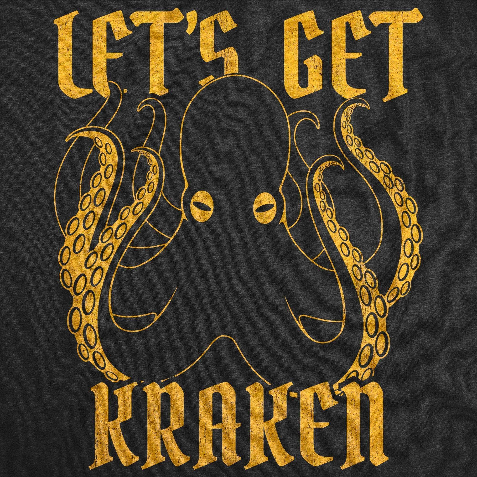 Let's Get Kraken Men's Tshirt - Crazy Dog T-Shirts