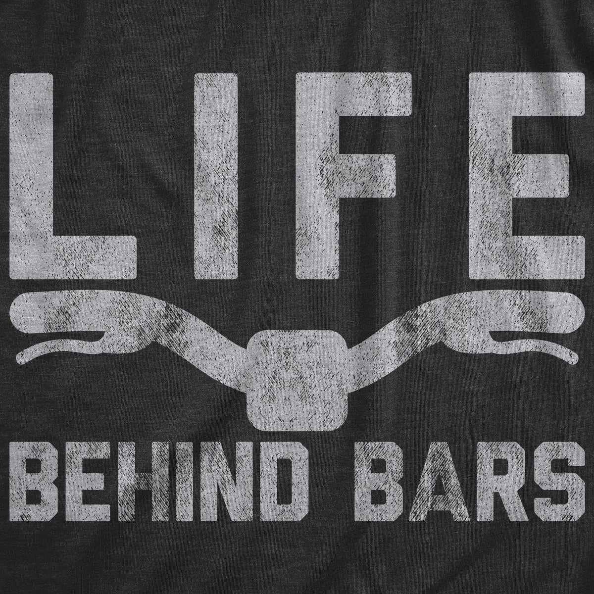 Life Behind Bars Men&#39;s Tshirt - Crazy Dog T-Shirts