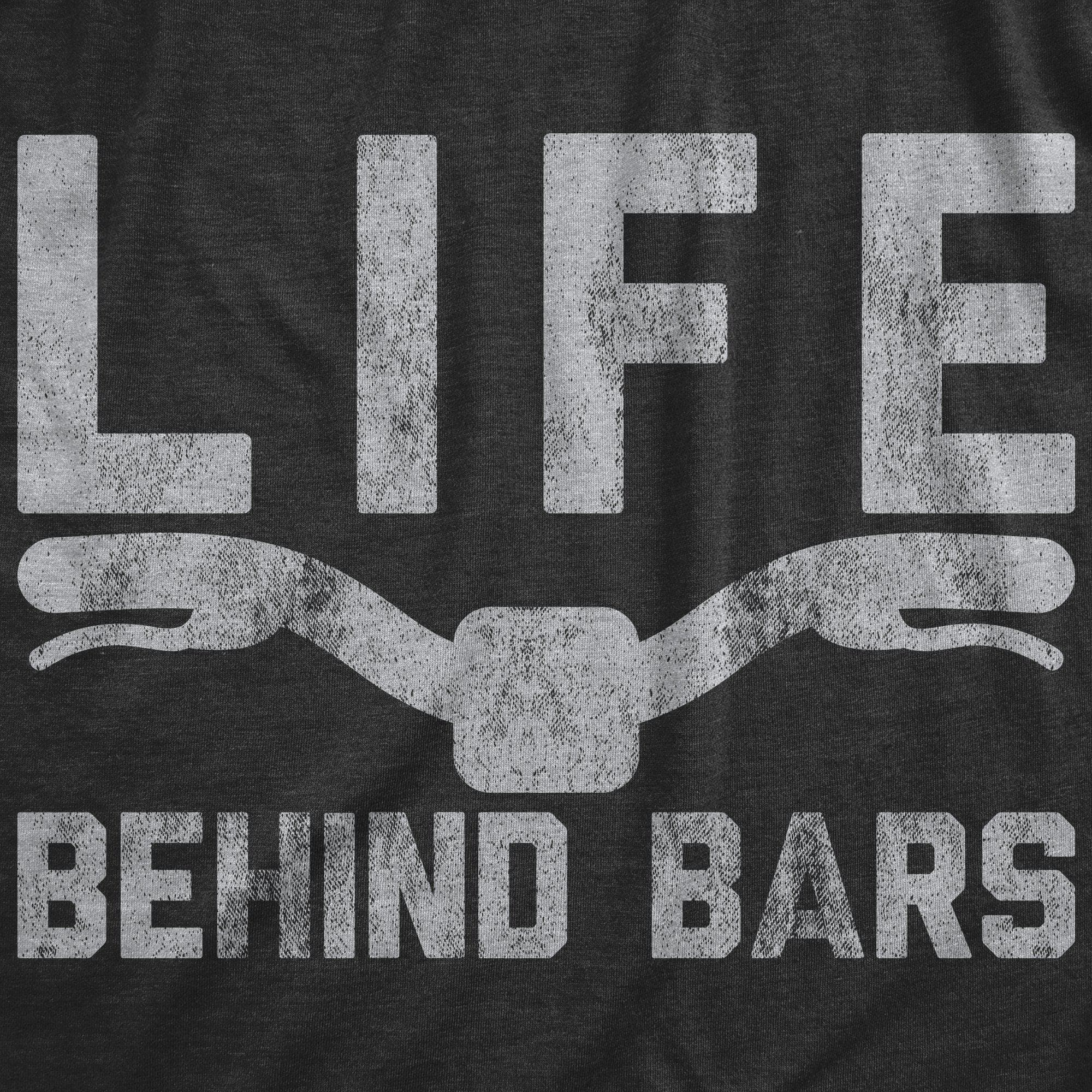 Life Behind Bars Men's Tshirt - Crazy Dog T-Shirts
