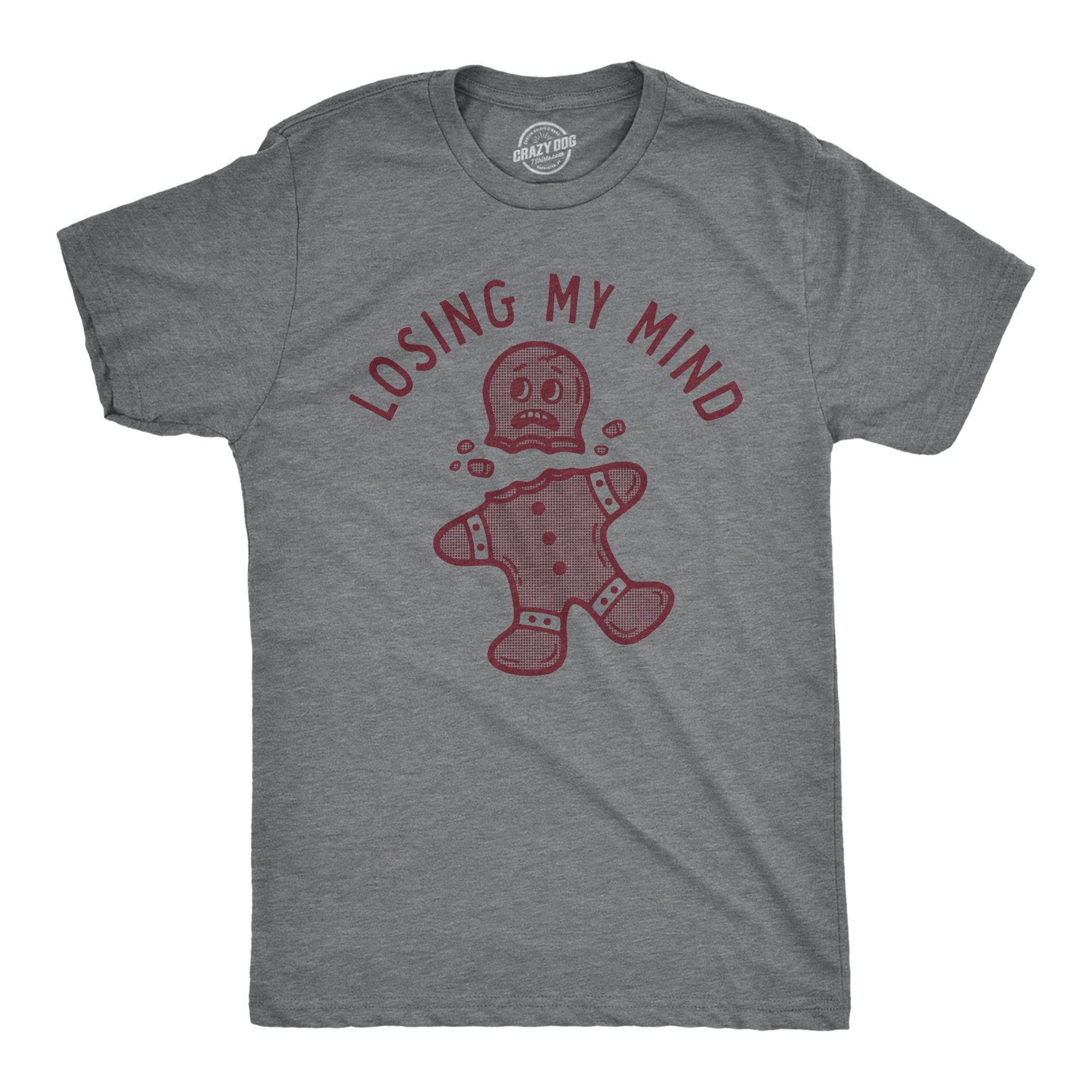 Losing My Mind Men's Tshirt  -  Crazy Dog T-Shirts