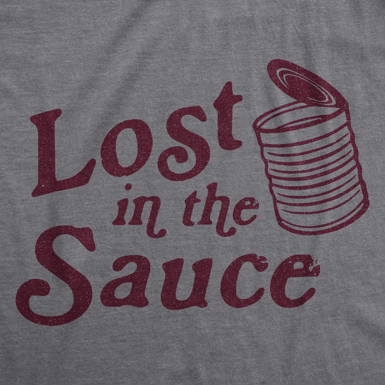Lost In The Sauce Men's Tshirt  -  Crazy Dog T-Shirts