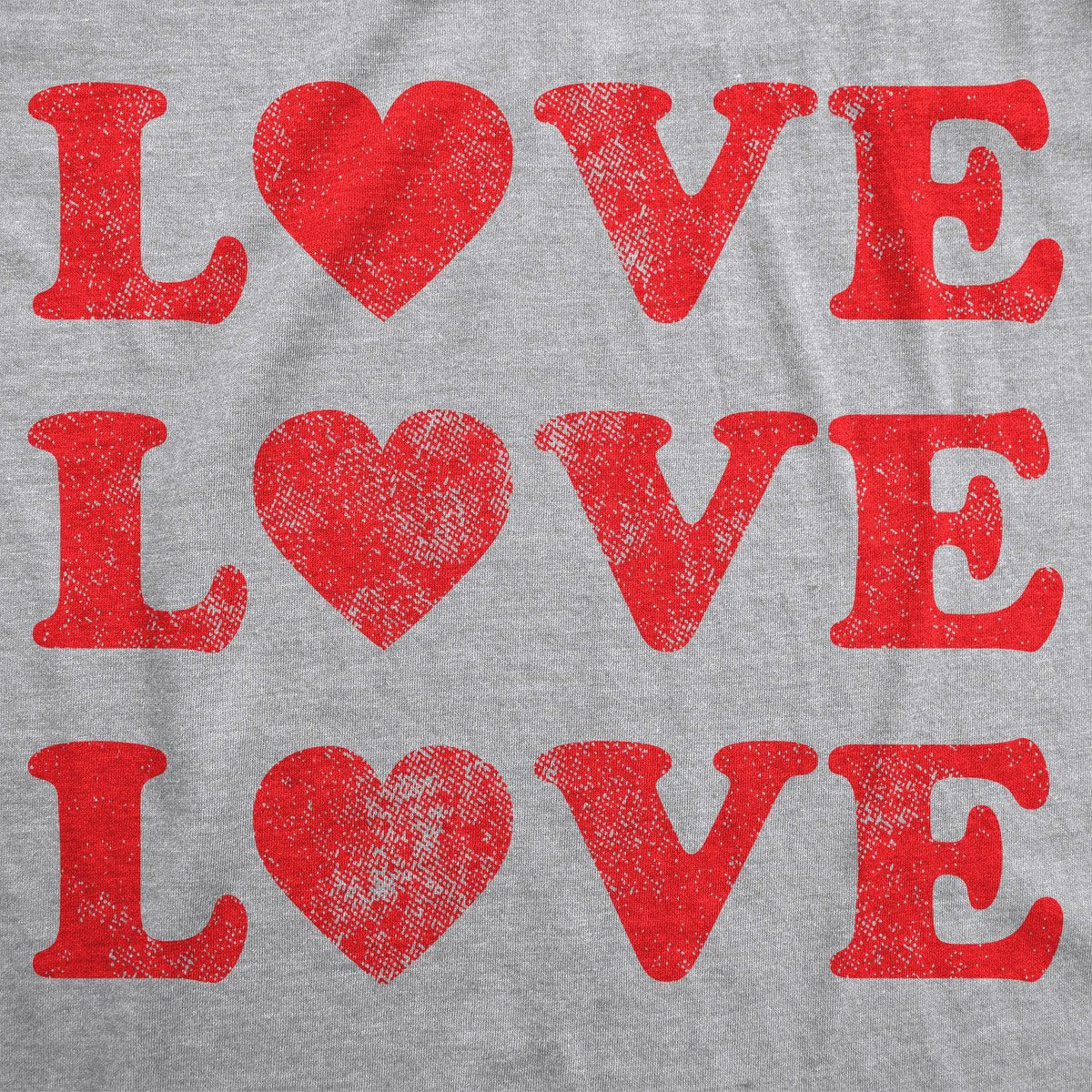 Love 3 Hearts Men&#39;s Tshirt  -  Crazy Dog T-Shirts
