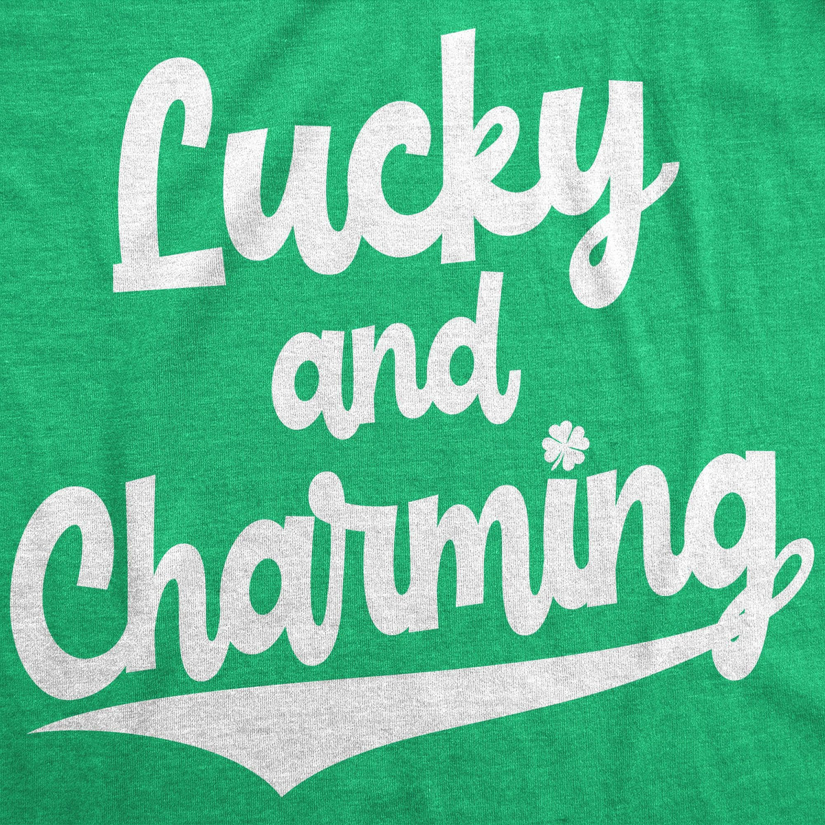 Lucky And Charming Men&#39;s Tshirt  -  Crazy Dog T-Shirts