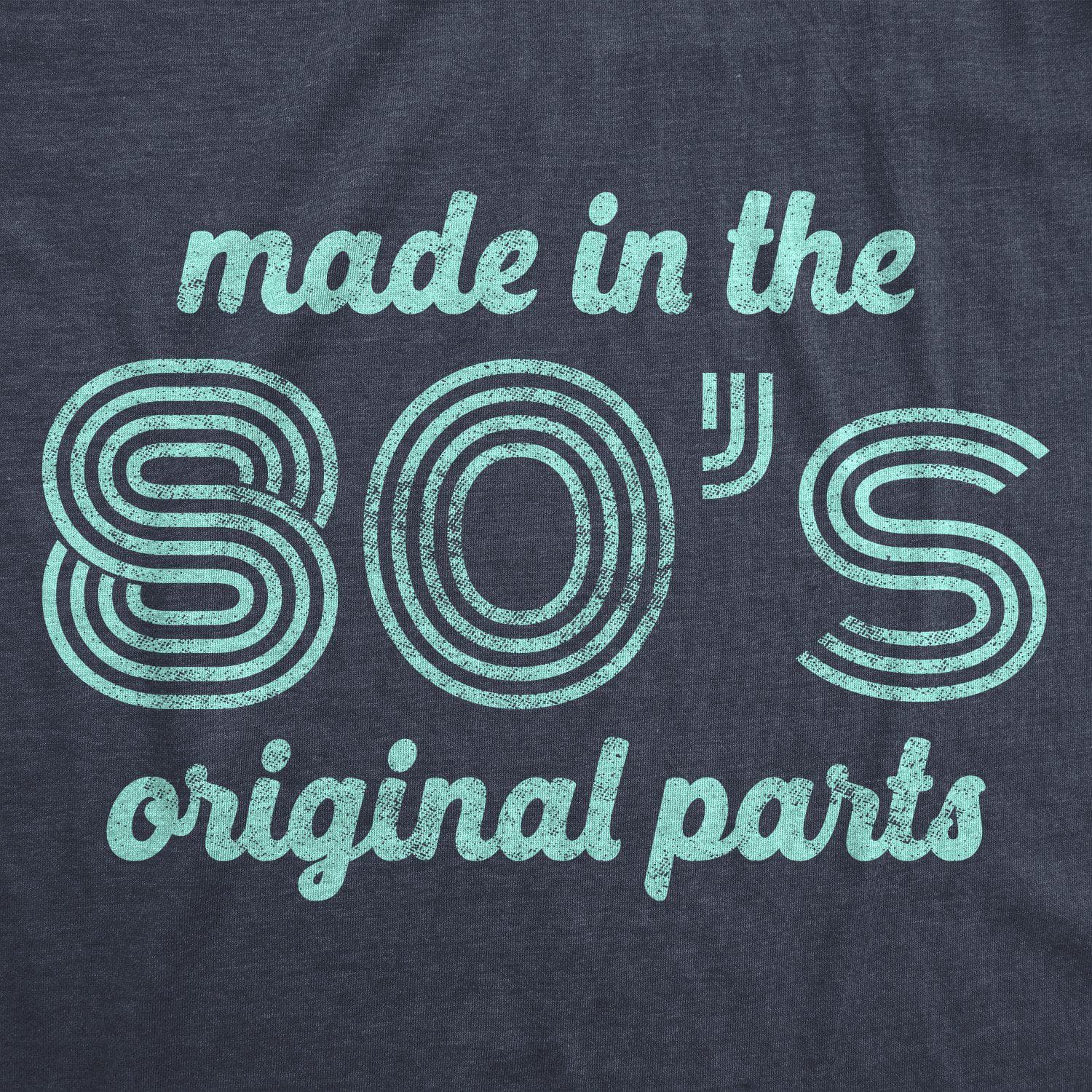 Made In The 80s Original Parts Men's Tshirt - Crazy Dog T-Shirts
