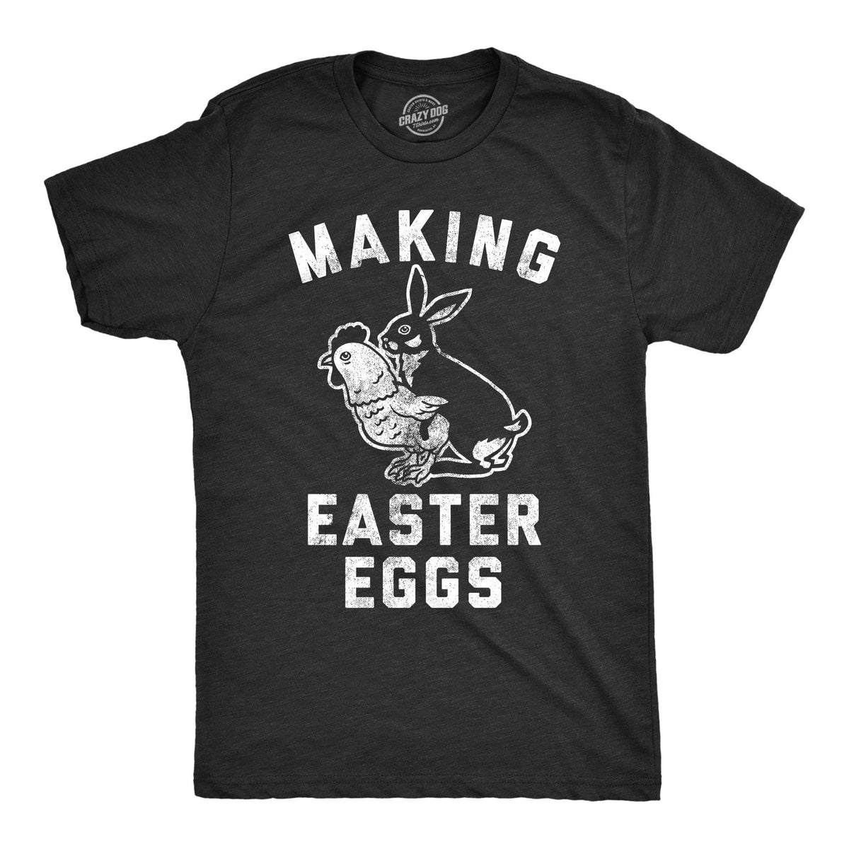 Making Easter Eggs Men&#39;s Tshirt  -  Crazy Dog T-Shirts