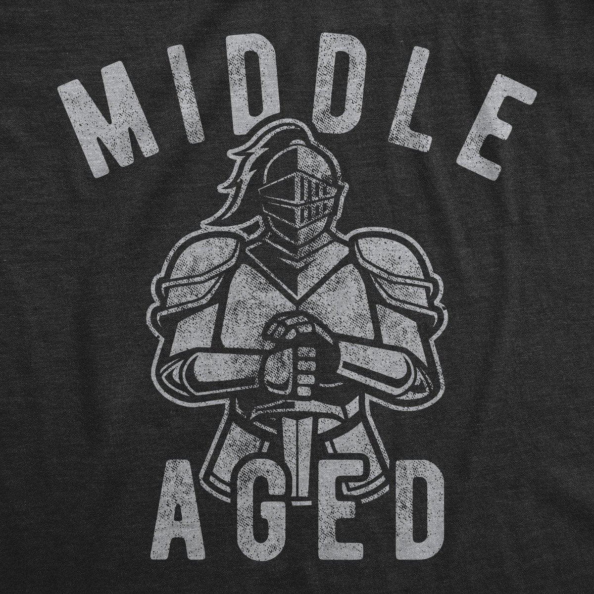 Middle Aged Men&#39;s Tshirt - Crazy Dog T-Shirts