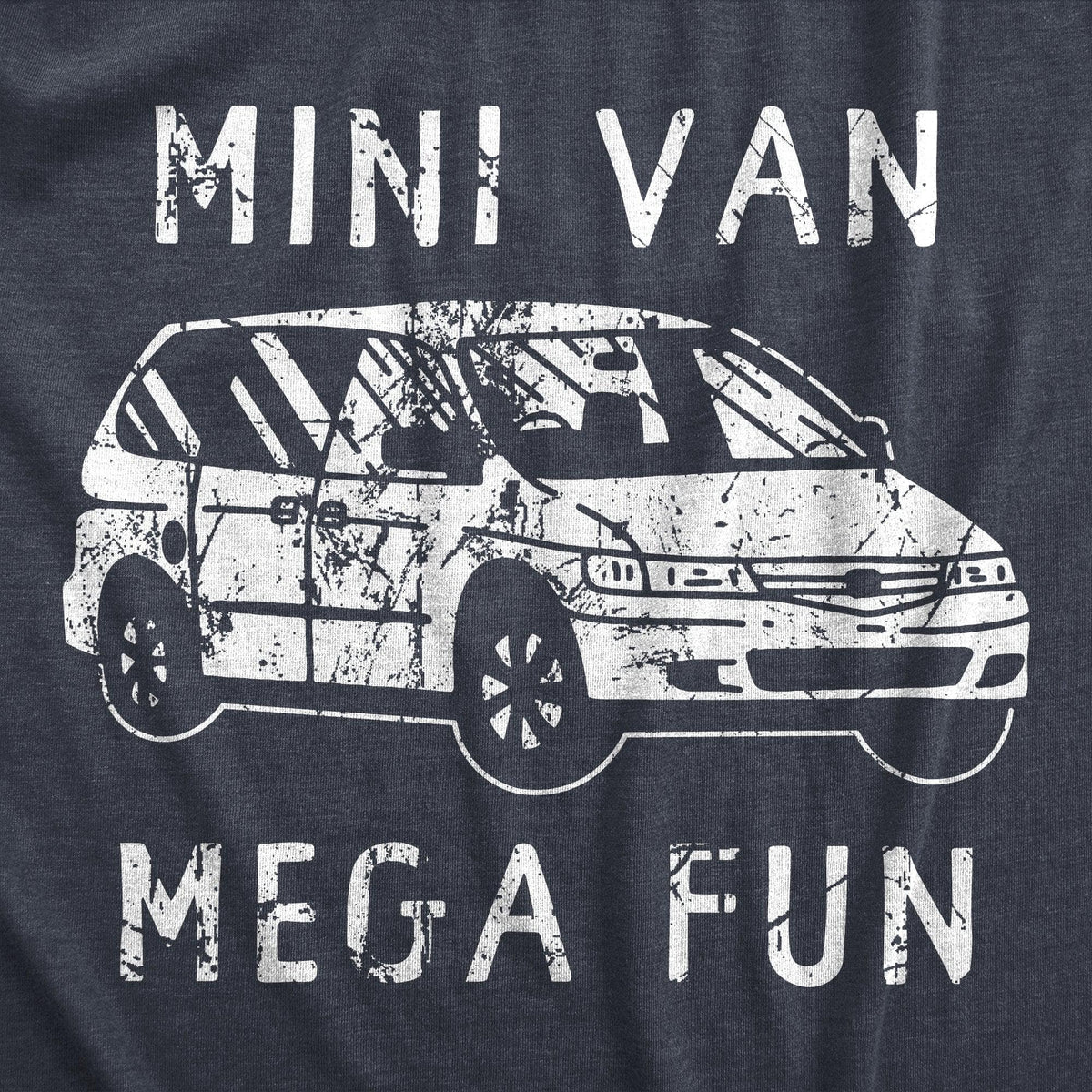 Mini Van Mega Fun Men&#39;s Tshirt  -  Crazy Dog T-Shirts