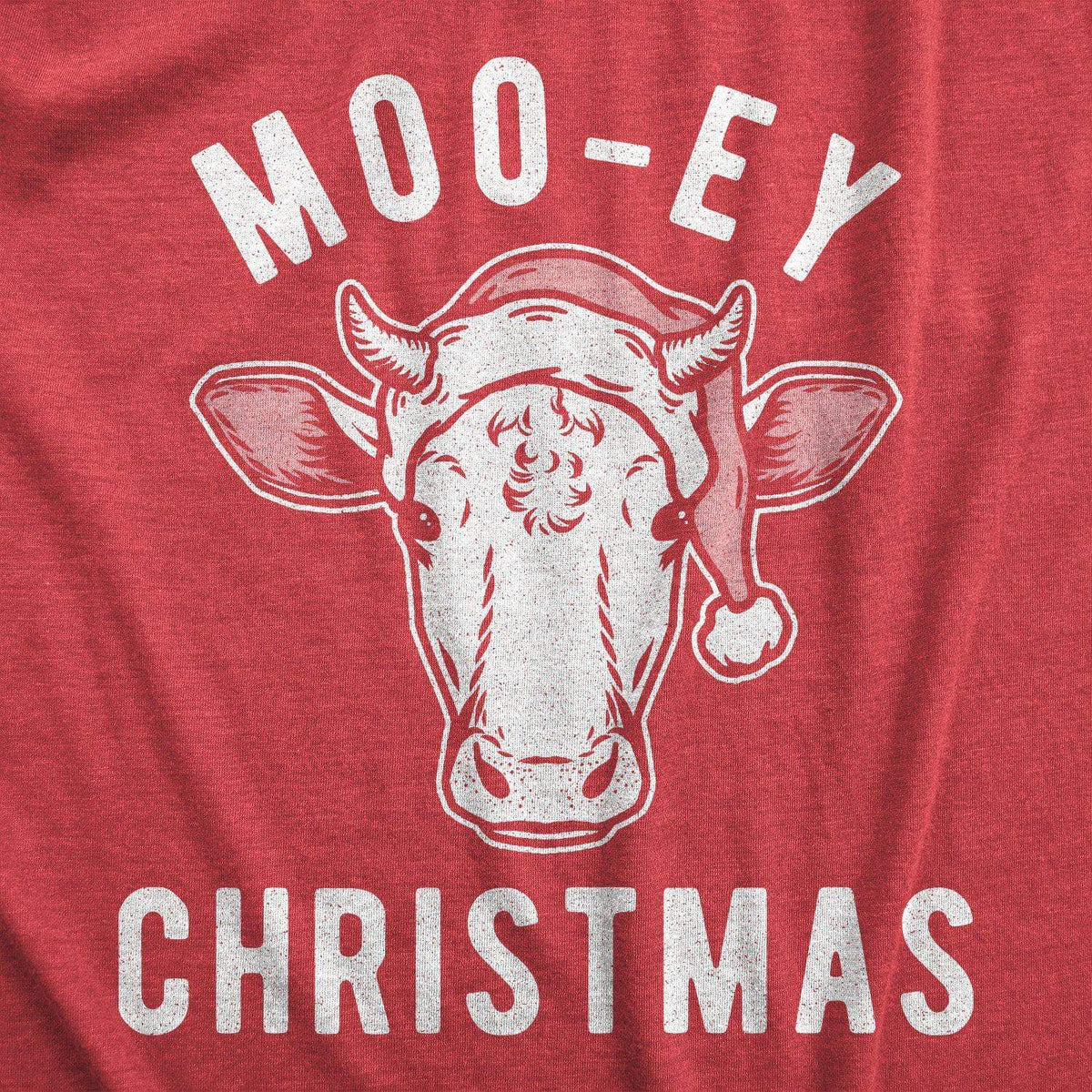 Moo-ey Christmas Men&#39;s Tshirt - Crazy Dog T-Shirts