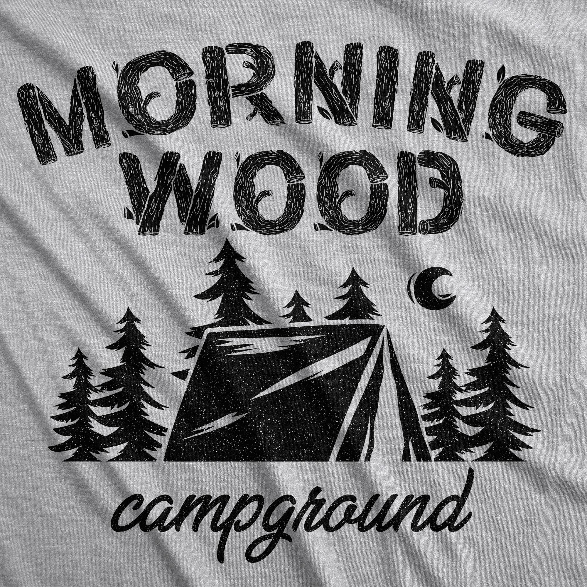 Morningwood Campground Men's Tshirt - Crazy Dog T-Shirts