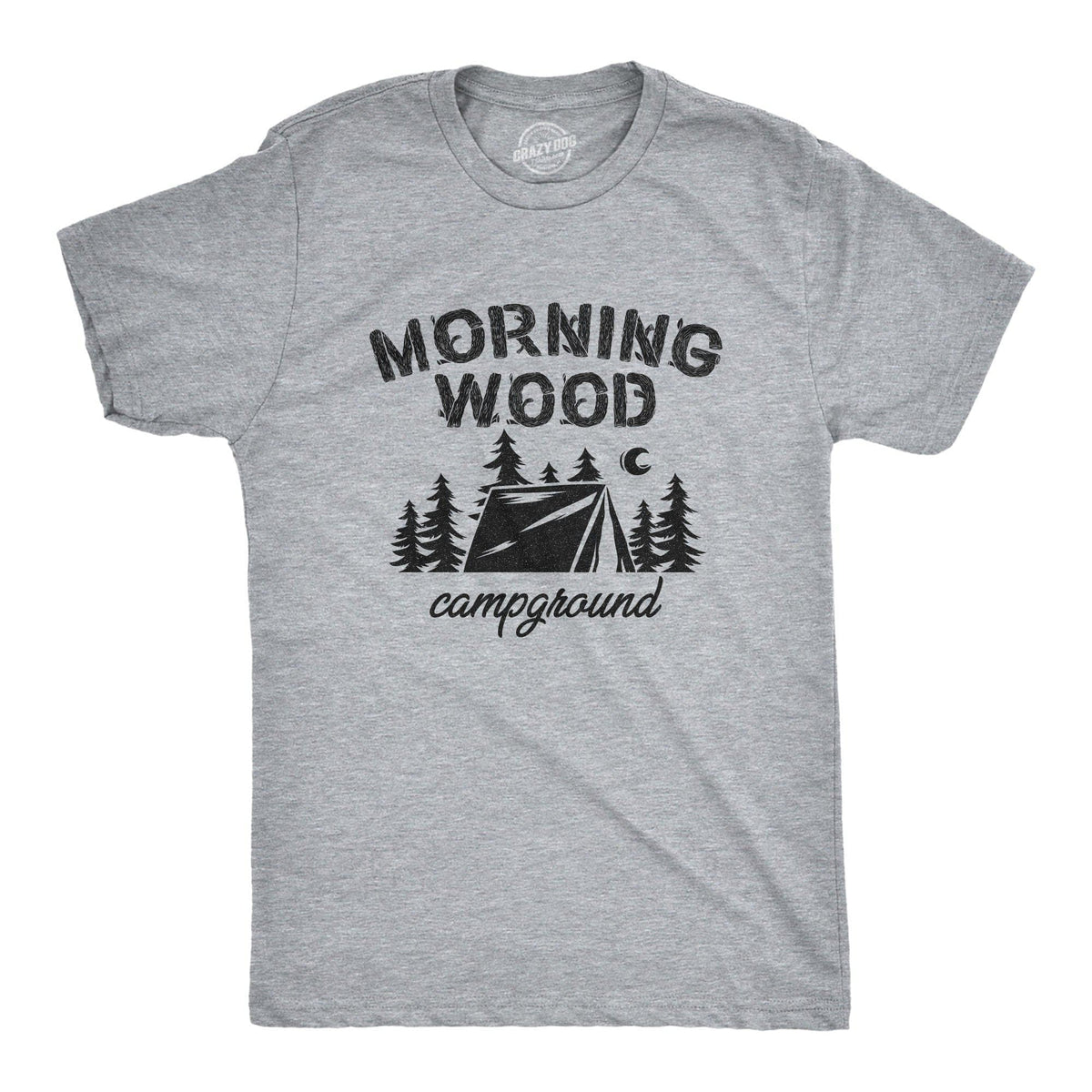 Morningwood Campground Men&#39;s Tshirt - Crazy Dog T-Shirts