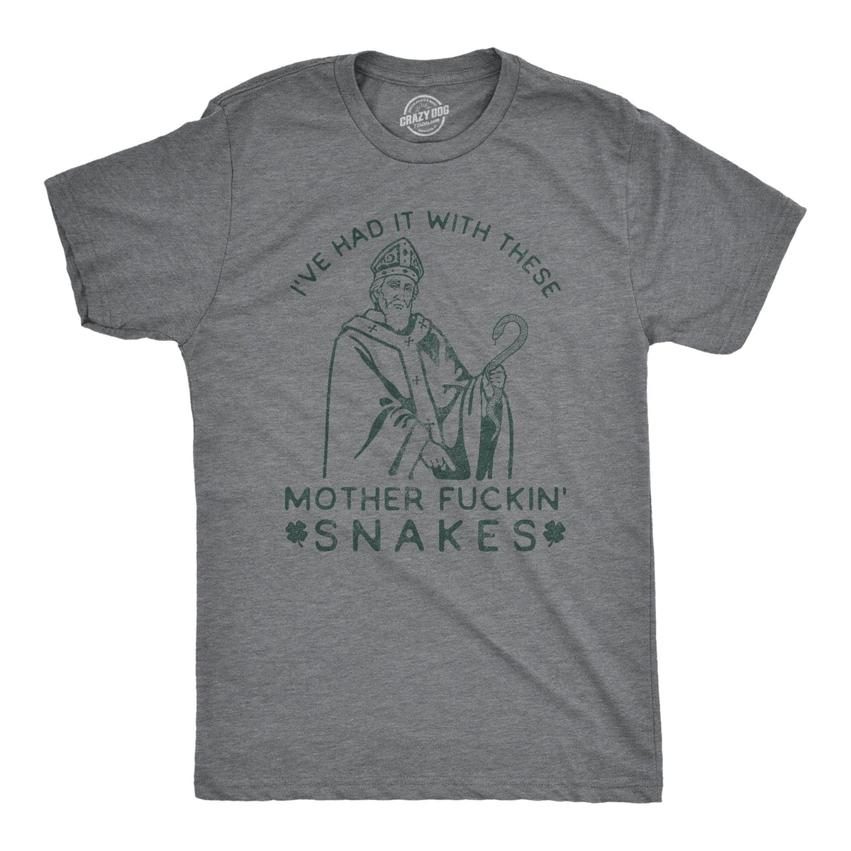 Mother Fuckin Snakes Men&#39;s Tshirt  -  Crazy Dog T-Shirts