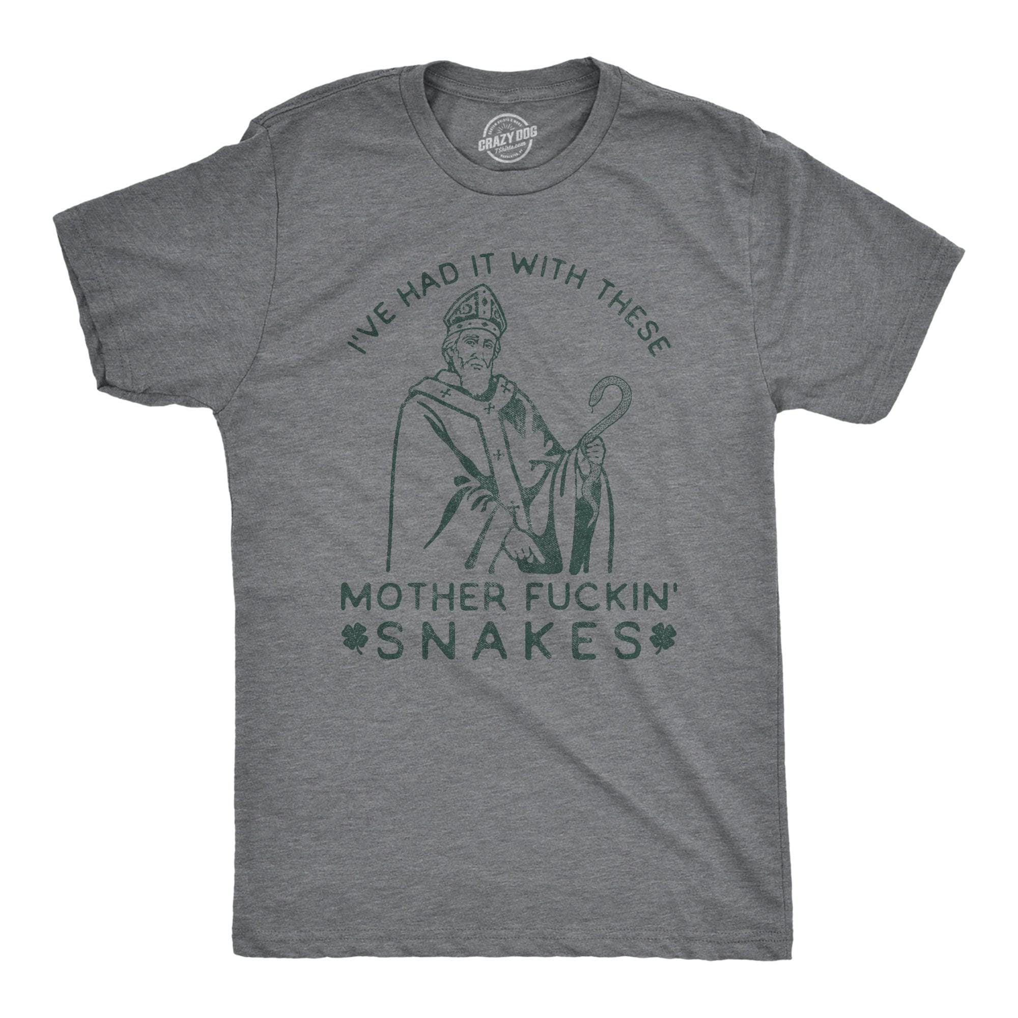 Mother Fuckin Snakes Men's Tshirt  -  Crazy Dog T-Shirts