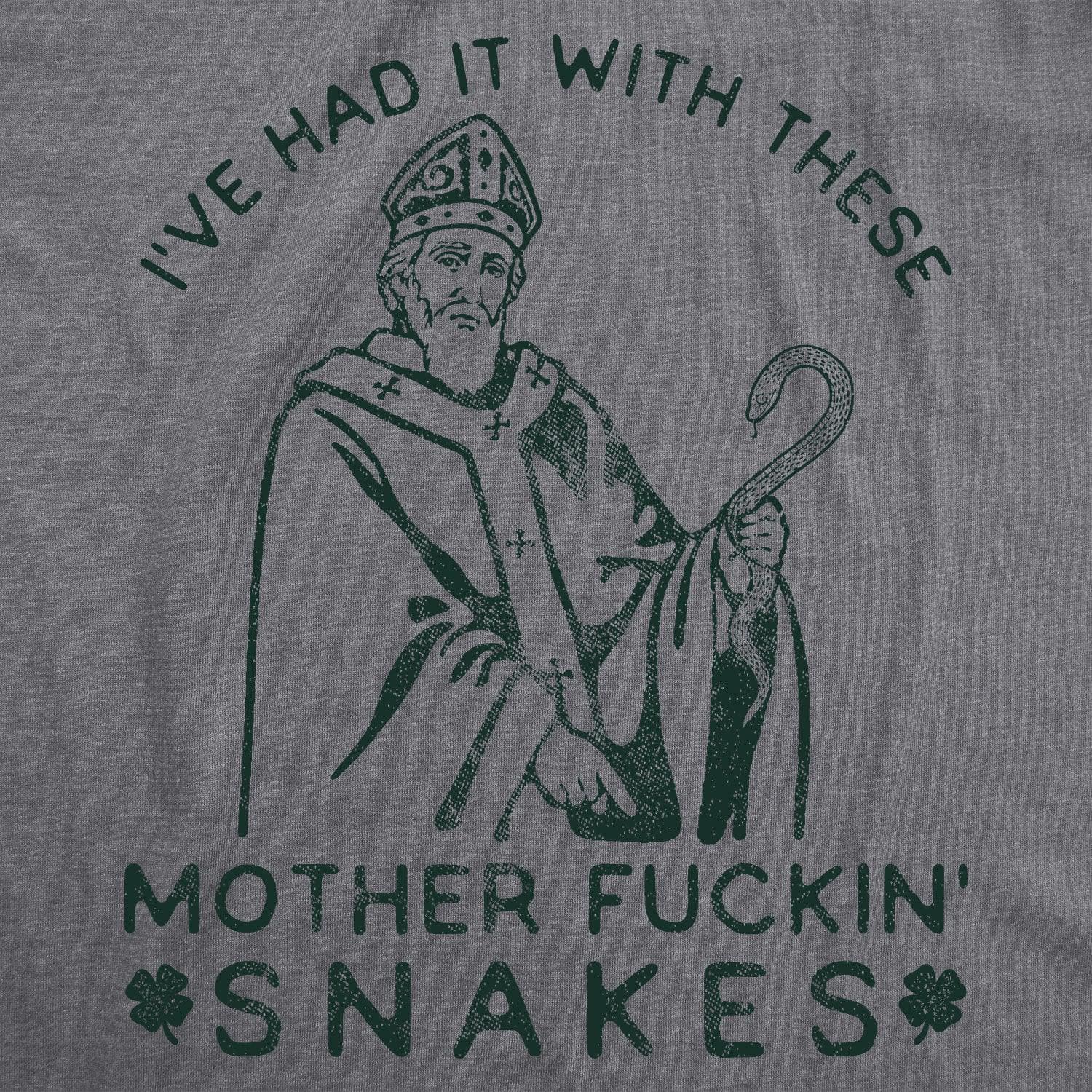 Mother Fuckin Snakes Men's Tshirt  -  Crazy Dog T-Shirts
