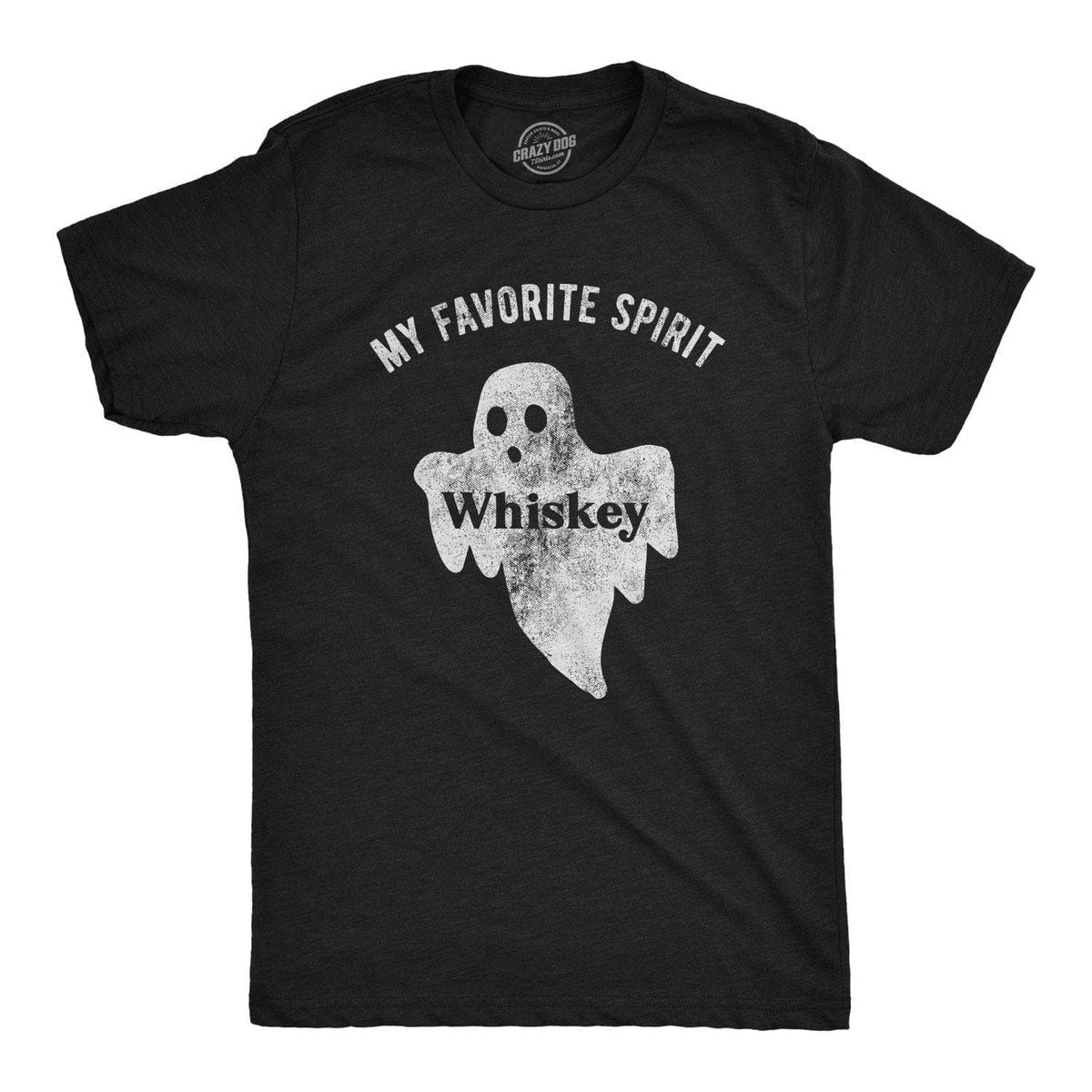 My Favorite Spirit Whiskey Men&#39;s Tshirt  -  Crazy Dog T-Shirts