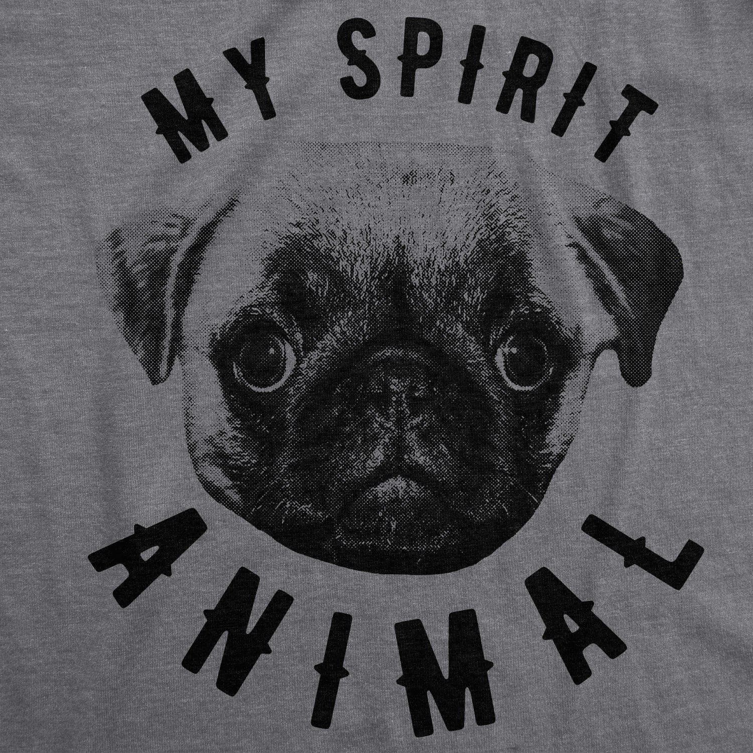 My Spirit Animal Men's Tshirt  -  Crazy Dog T-Shirts