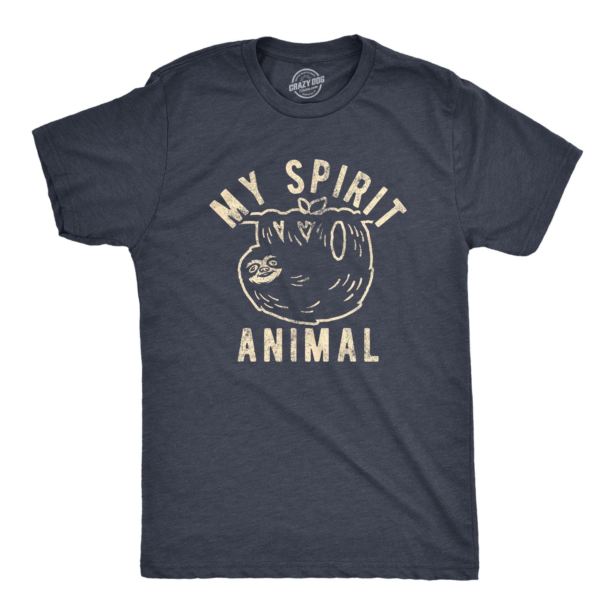 My Spirit Animal: Sloth Men's Tshirt - Crazy Dog T-Shirts