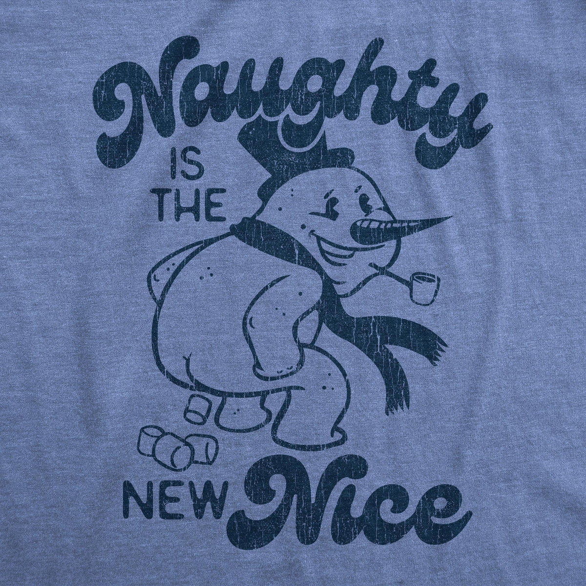 Naughty Is The New Nice Men&#39;s Tshirt - Crazy Dog T-Shirts