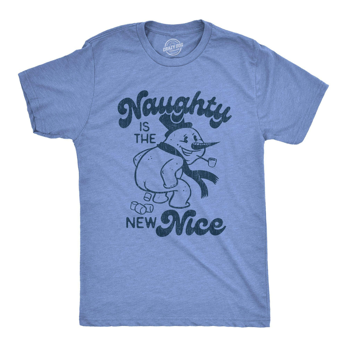 Naughty Is The New Nice Men&#39;s Tshirt - Crazy Dog T-Shirts
