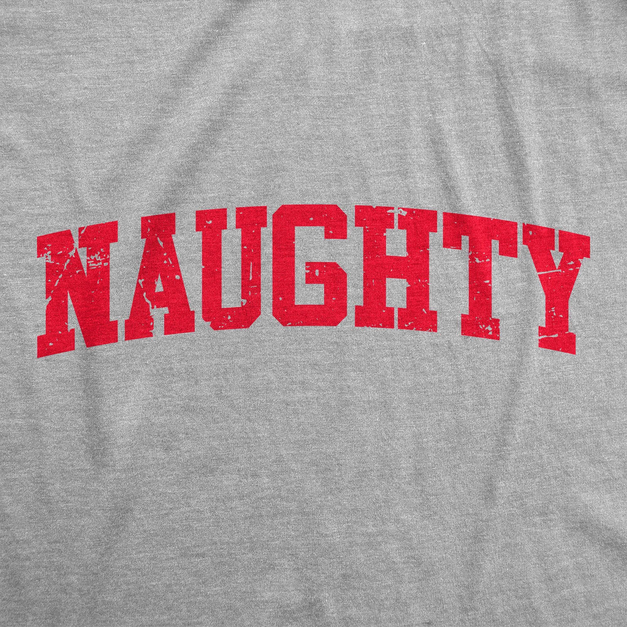 Naughty Men's Tshirt  -  Crazy Dog T-Shirts