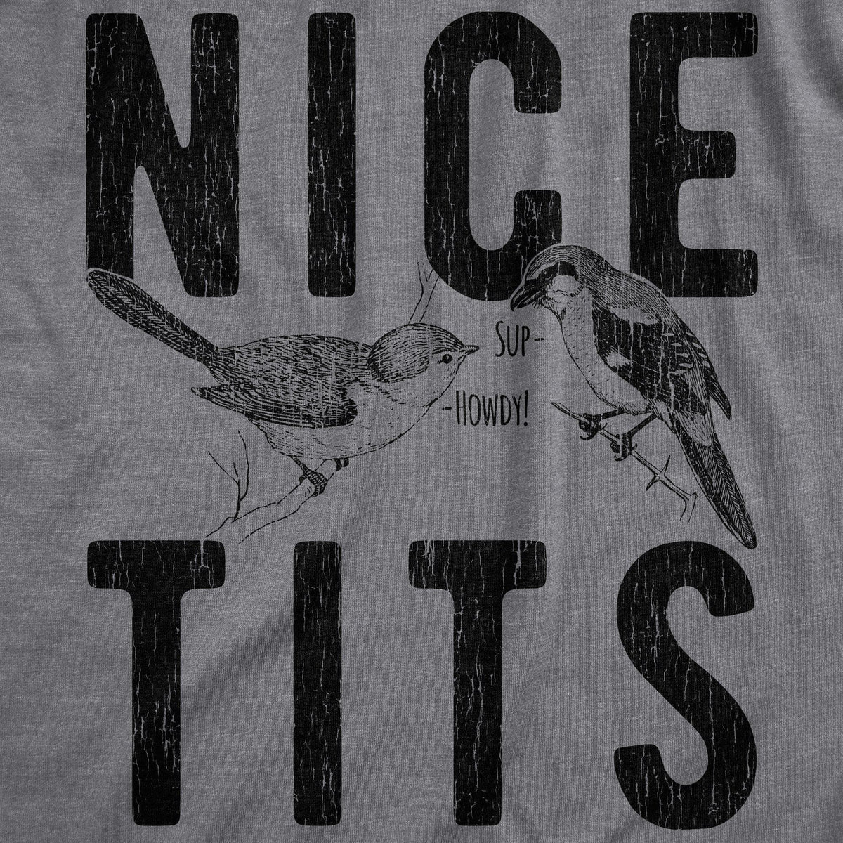 Nice Tits Men&#39;s Tshirt - Crazy Dog T-Shirts
